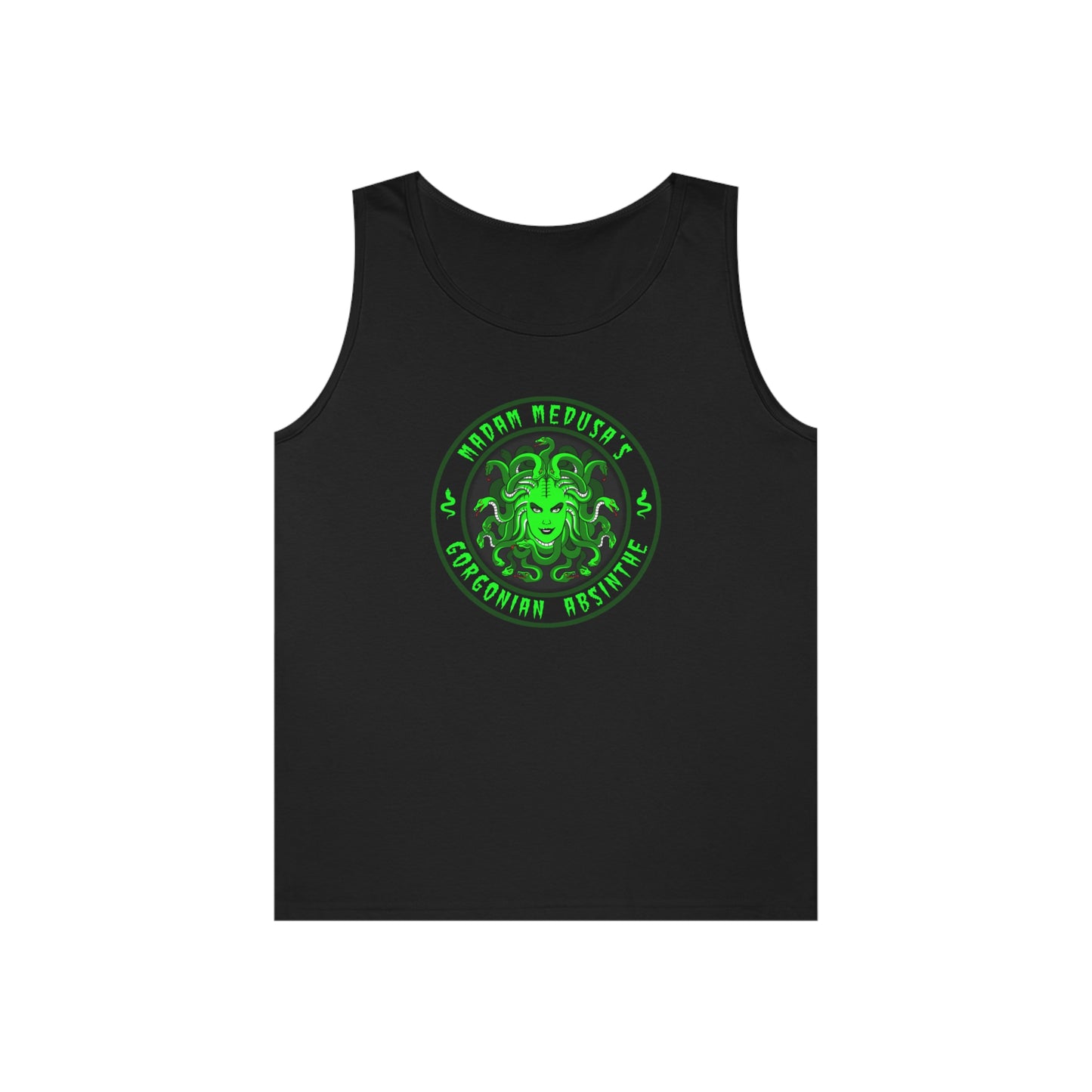 MADAM MEDUSA - GORGONIAN ABSINTHE Unisex Heavy Cotton Tank Top