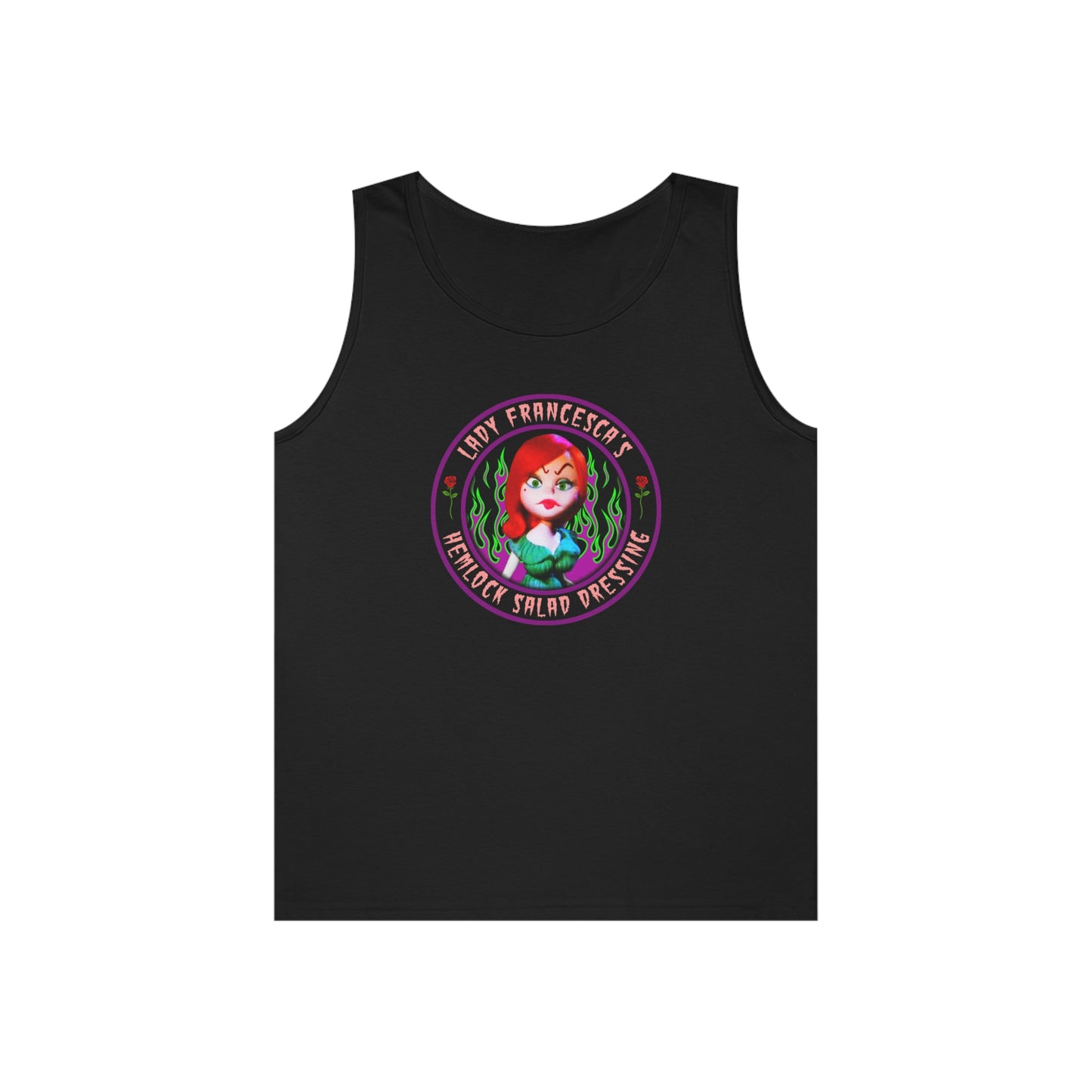 LADY FRANCESCA - HEMLOCK SALAD DRESSING Unisex Heavy Cotton Tank Top