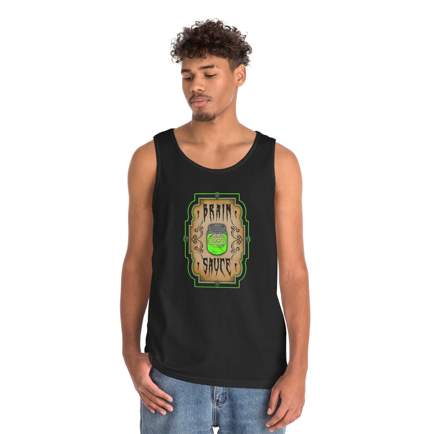 WITCHERY POTIONS 5 (BRAIN SAUCE) Unisex Heavy Cotton Tank Top