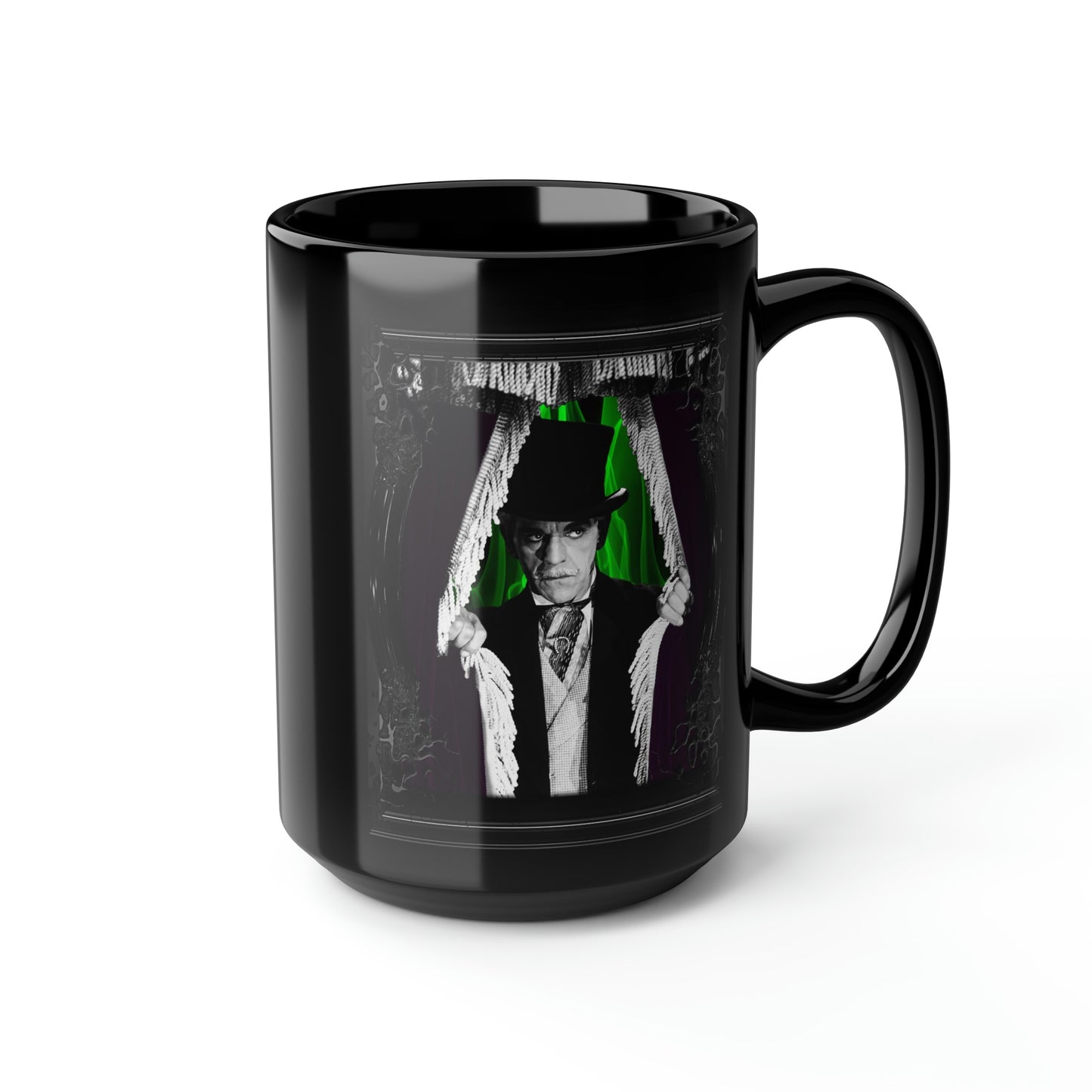 HOUSE OF FRANKENSTEIN 1, THE (1944) Black Mug, 15oz