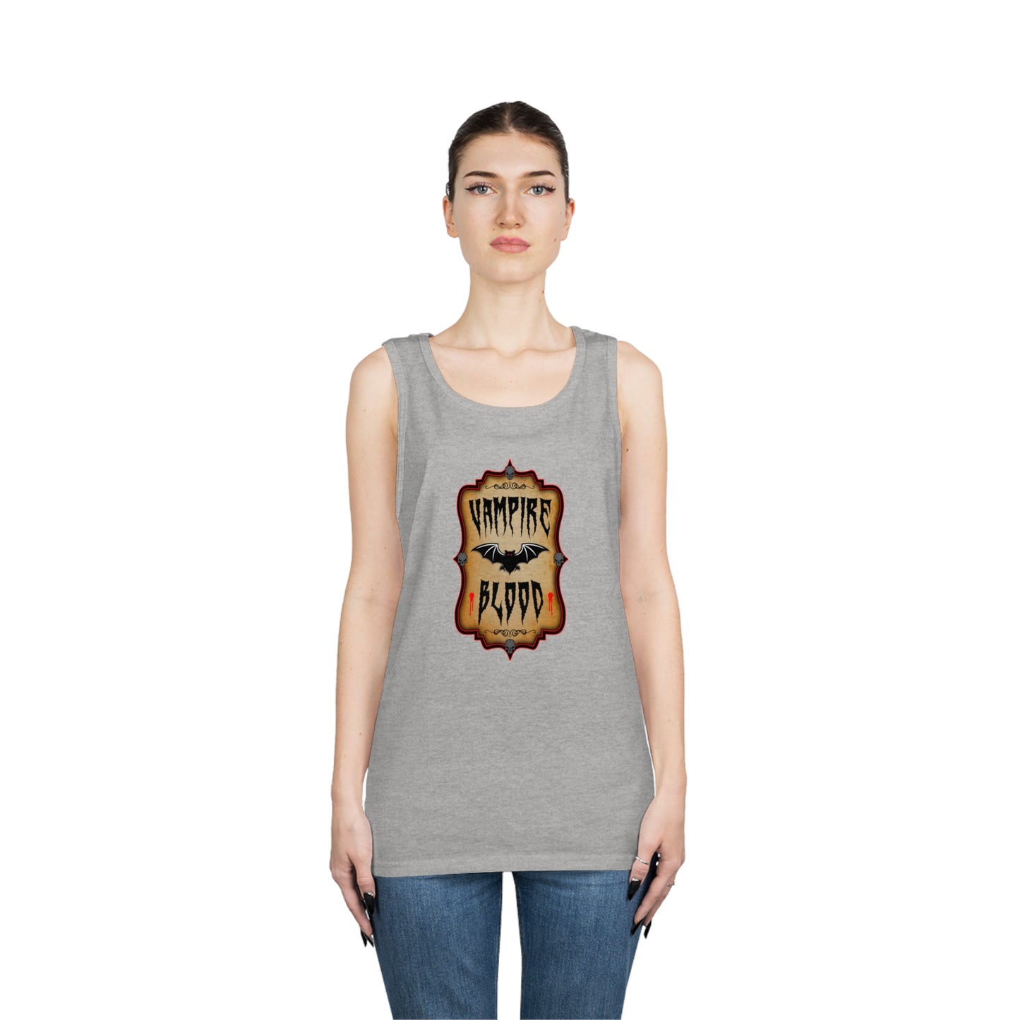 WITCHERY POTIONS 9 (VAMPIRE BLOOD) Unisex Heavy Cotton Tank Top
