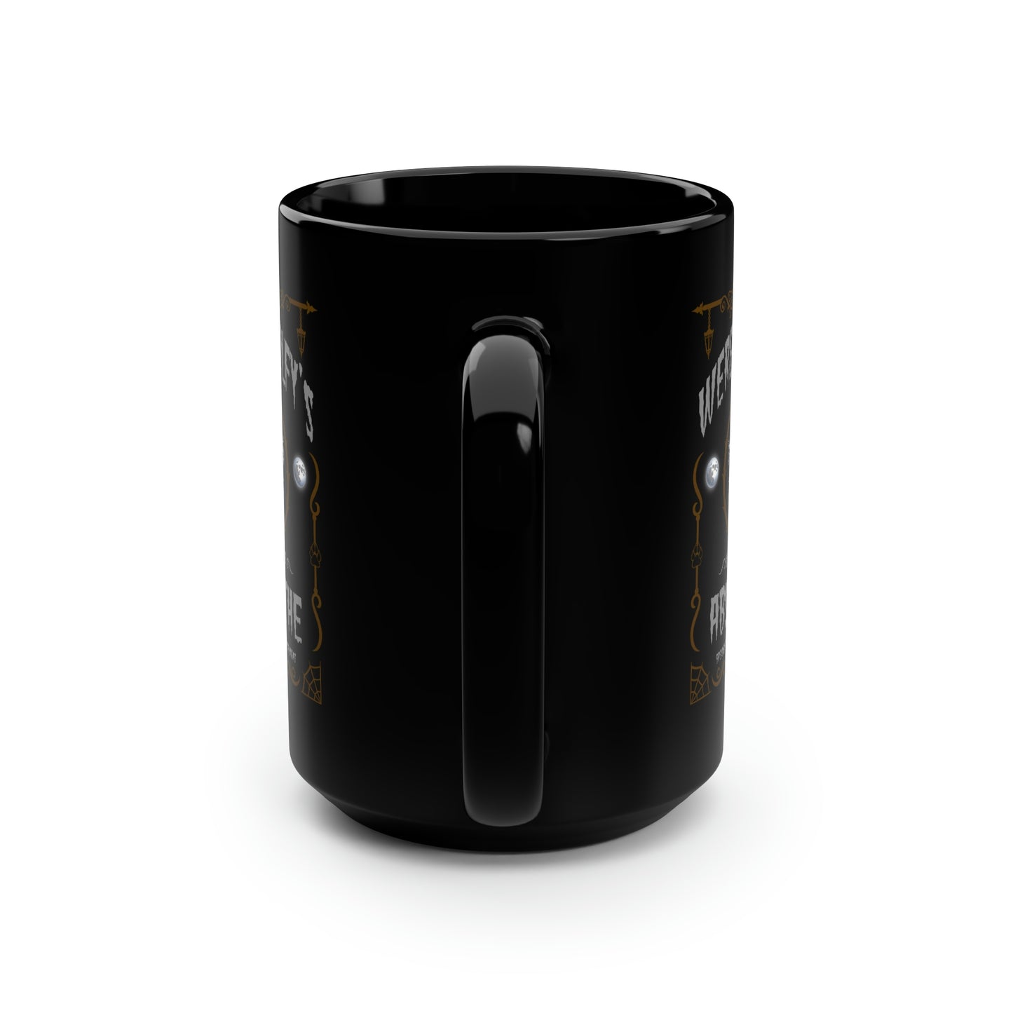 ABSINTHE MONSTERS 10 (WERE WOLFY) Black Mug, 15oz