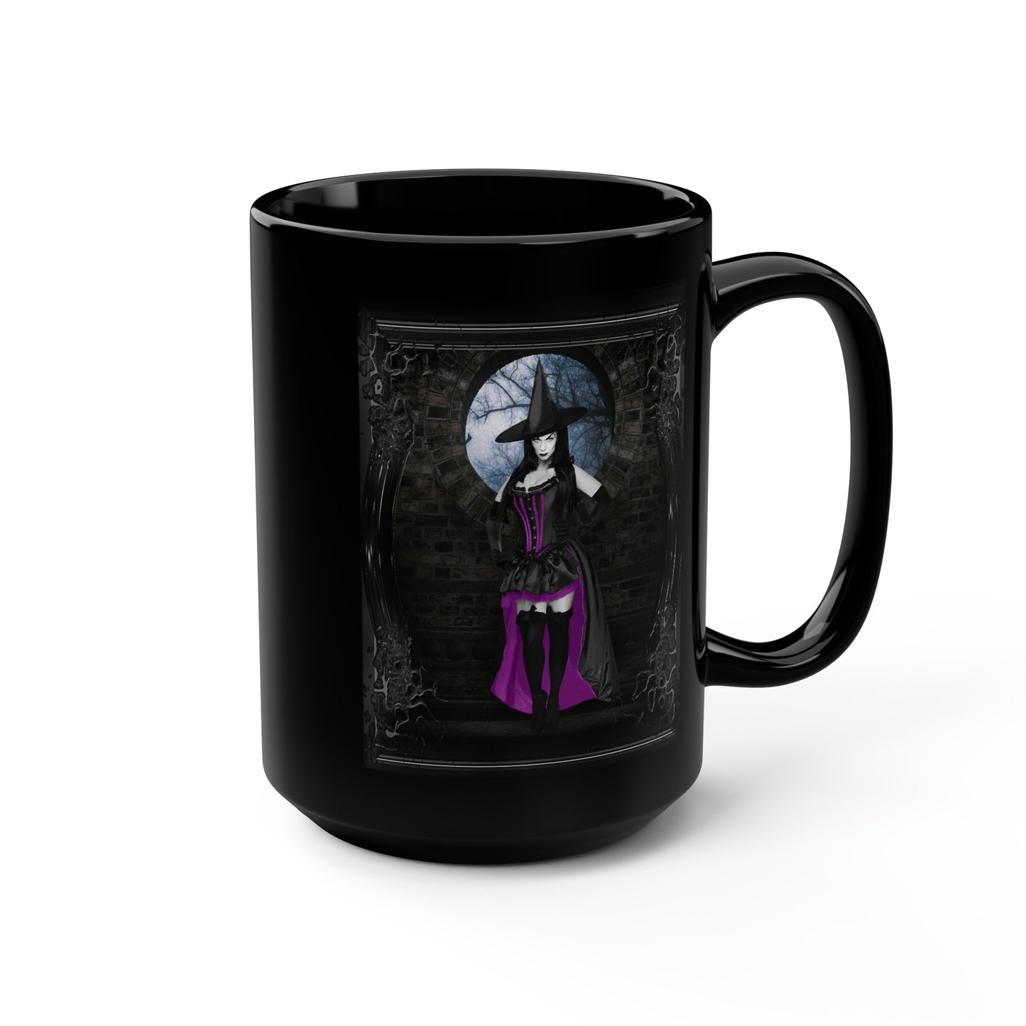 VAMPIRA 12 Black Mug, 15oz