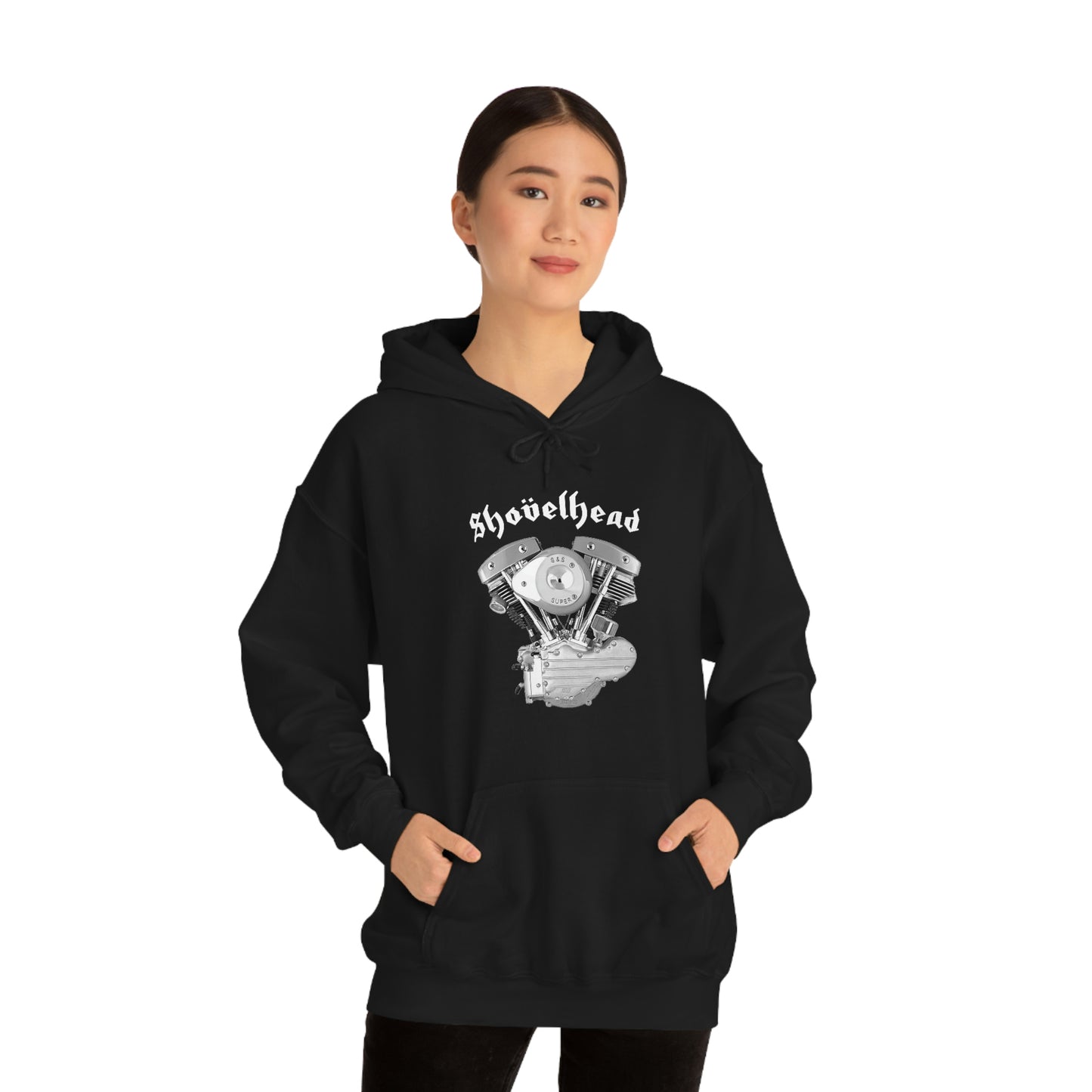 SHOVELHEAD 2 (GENERATOR) Unisex Heavy Blend™ Hooded Sweatshirt