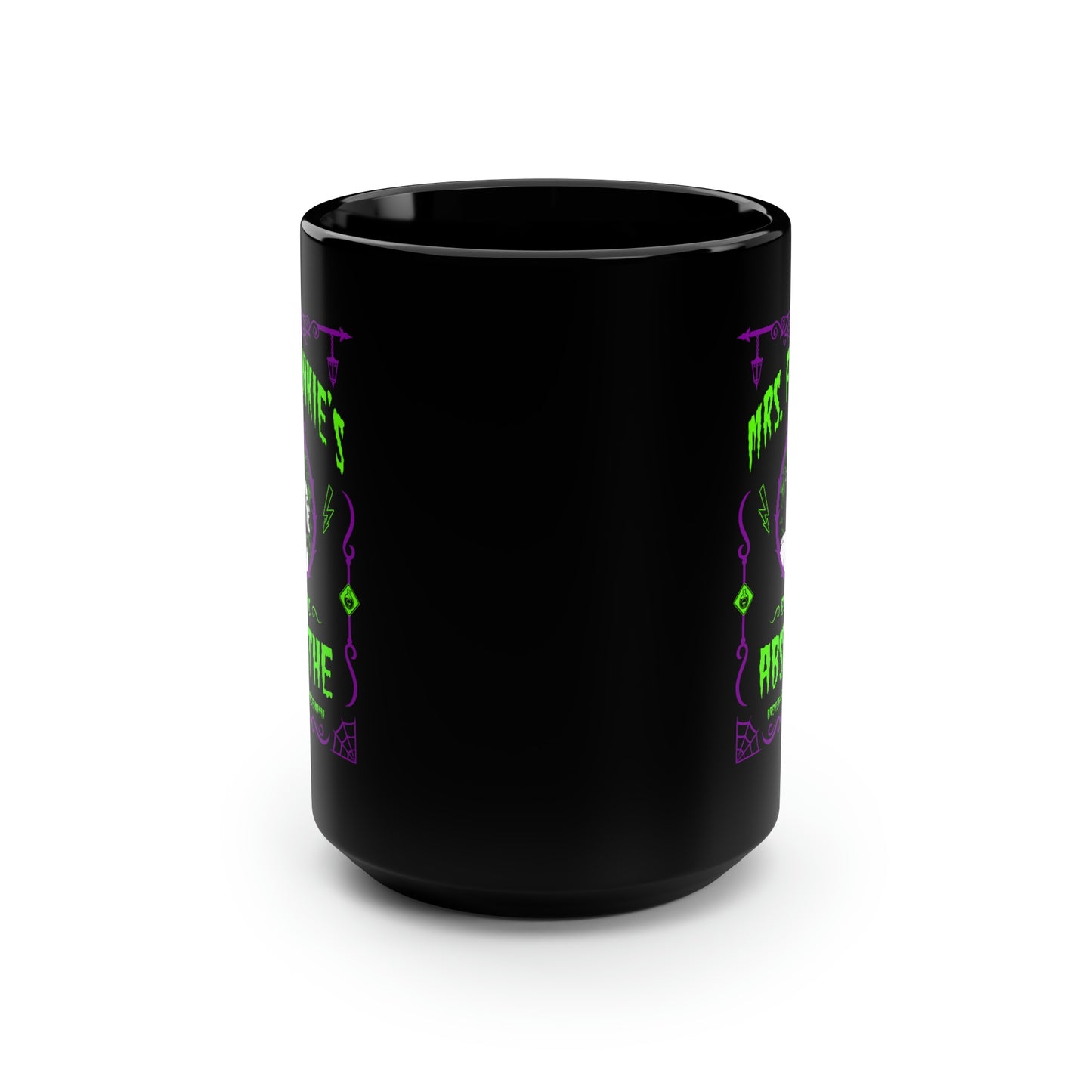 ABSINTHE MONSTERS 9 (BRIDE OF FRANKIE) Black Mug, 15oz