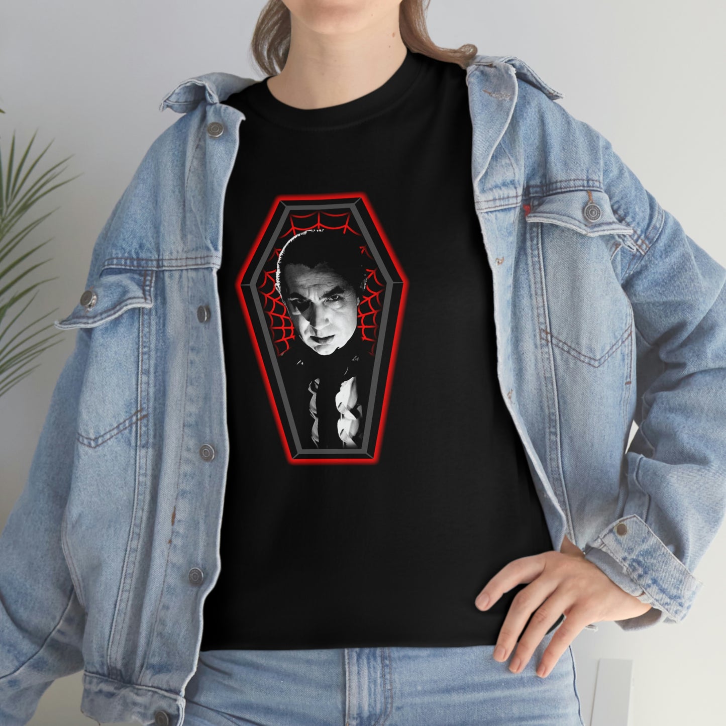 COFFIN MUGSHOT 3 (DRAC) Unisex Heavy Cotton Tee
