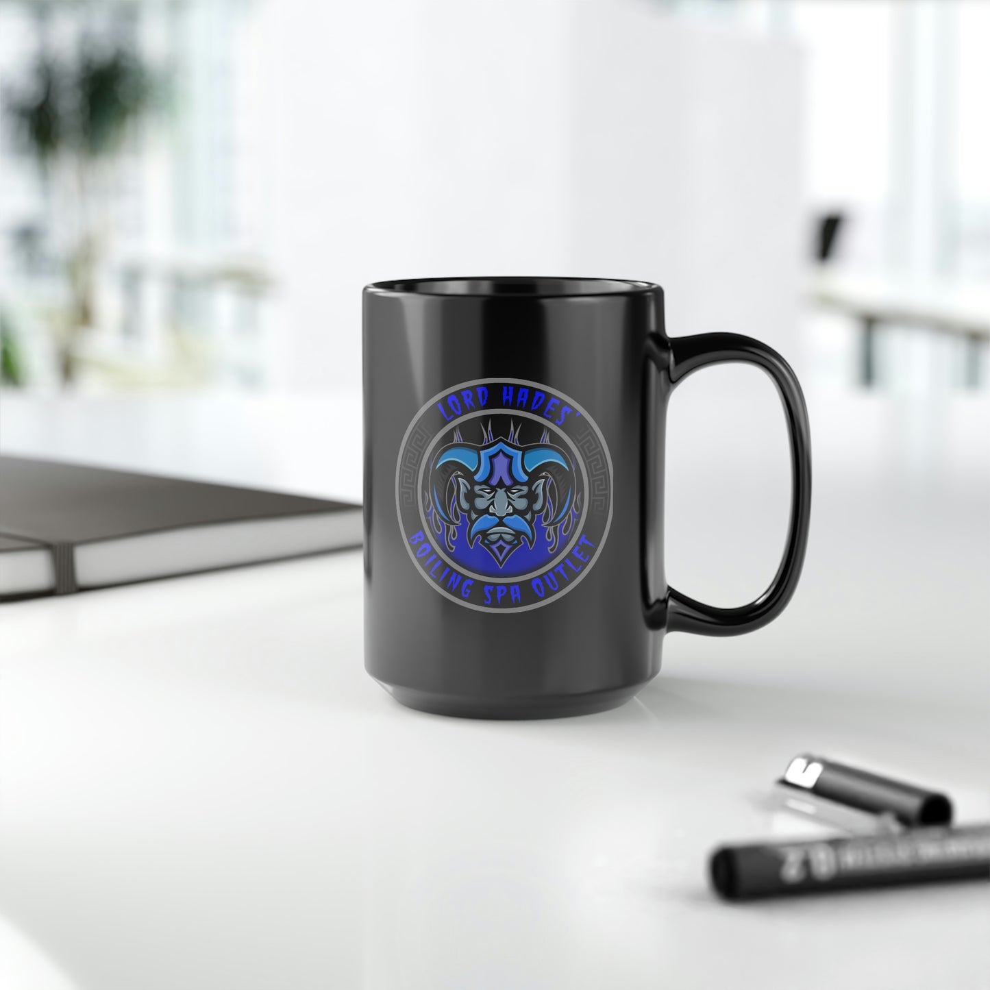 LORD HADES - BOILING SPA OUTLET Black Mug, 15oz