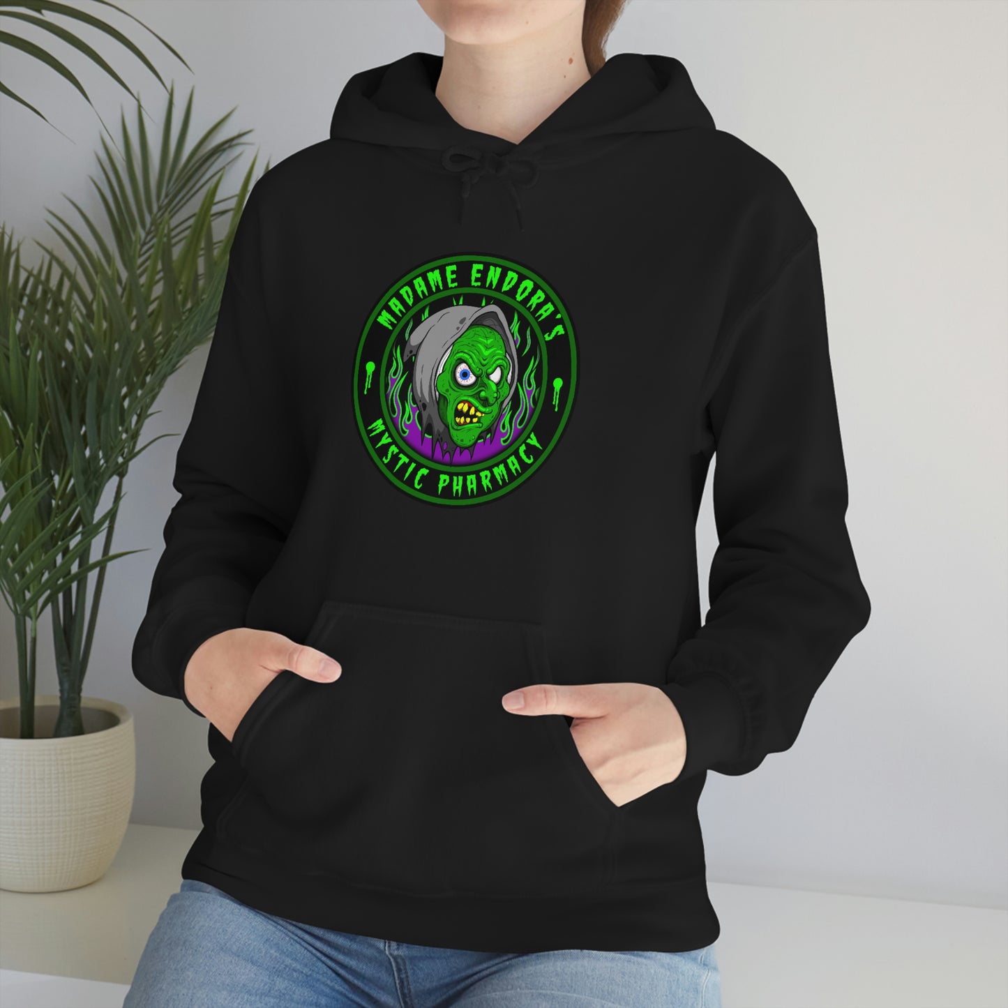 MADAME ENDORA'S - MYSTIC PHARMACY Unisex Heavy Blend™ Hooded Sweatshirt