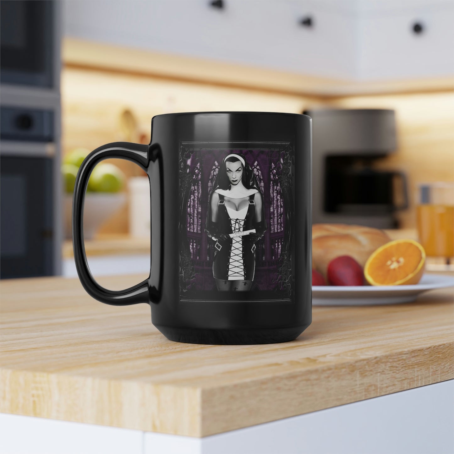 VAMPIRA 11 Black Mug, 15oz