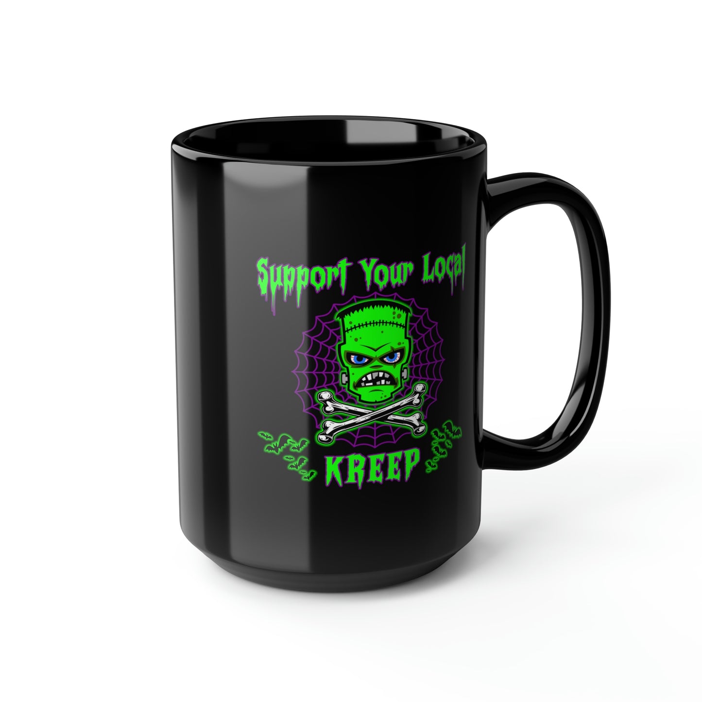 KREEP Black Mug, 15oz