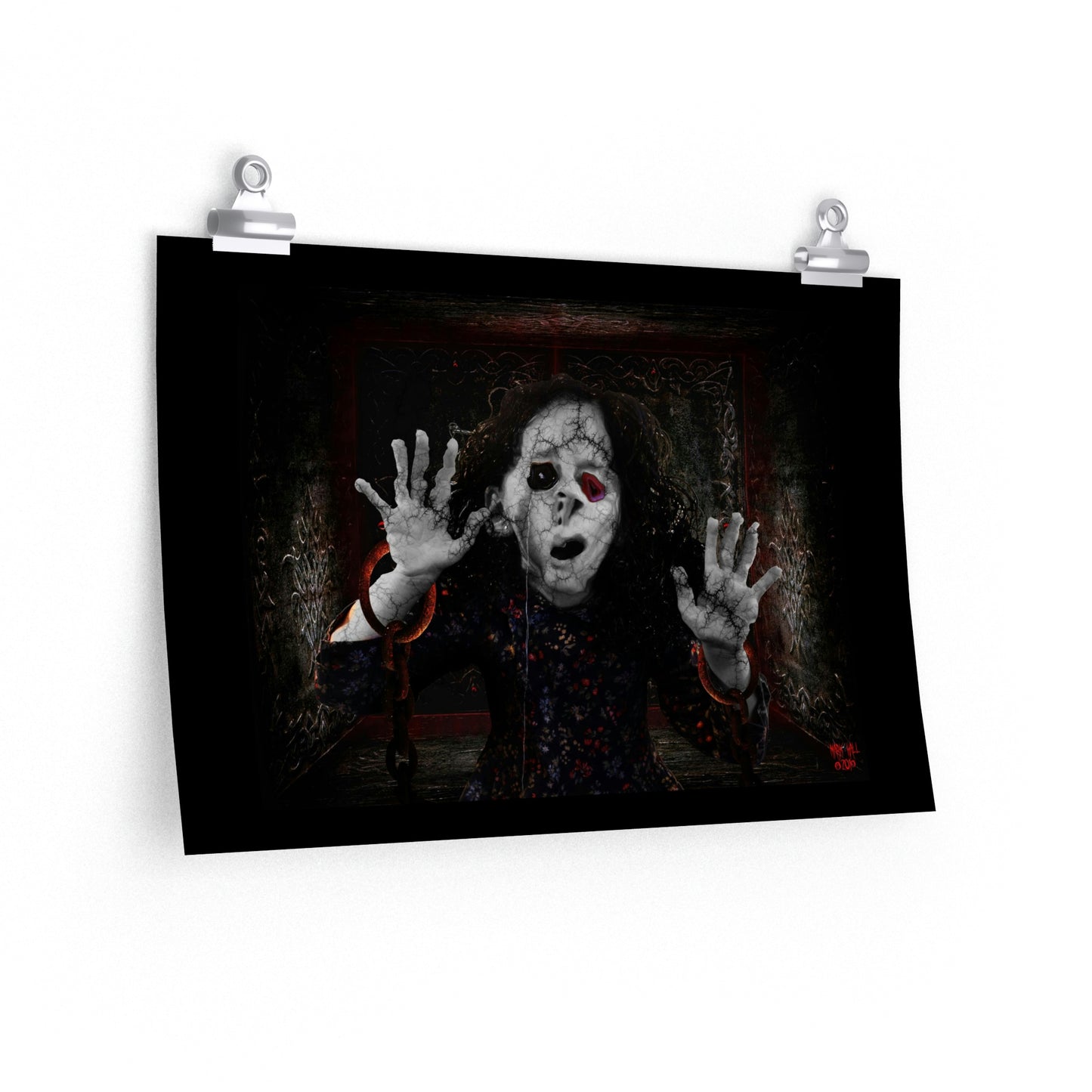PSYCHOPATHY RED Premium Matte horizontal posters
