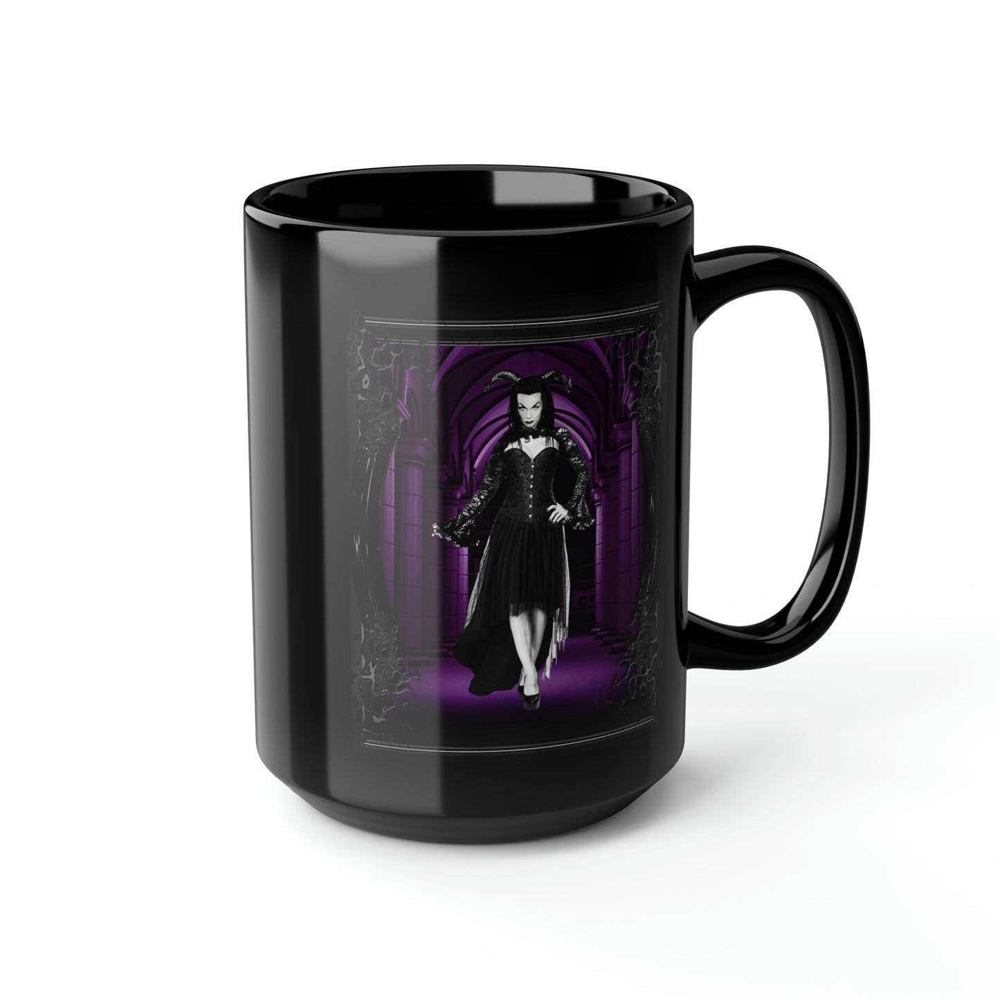VAMPIRA 13 Black Mug, 15oz