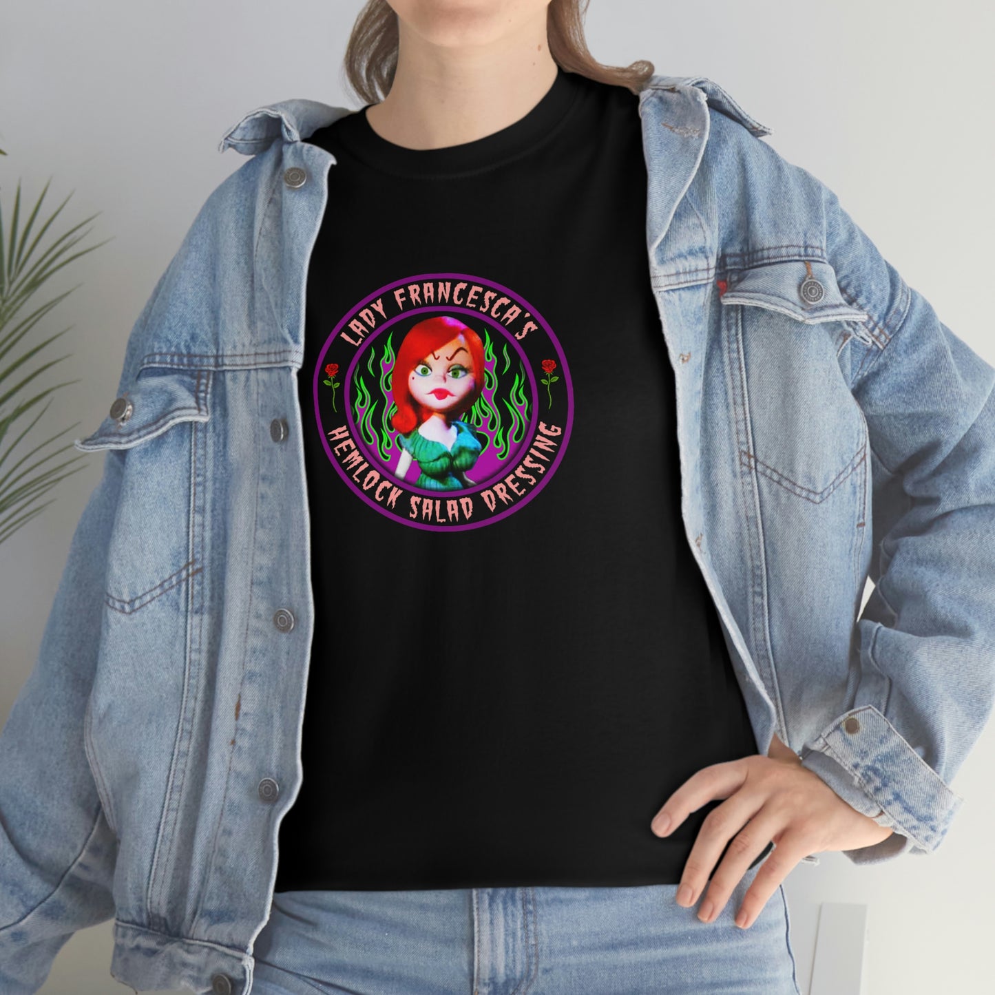 LADY FRANCESCA - HEMLOCK SALAD DRESSING Unisex Heavy Cotton Tee