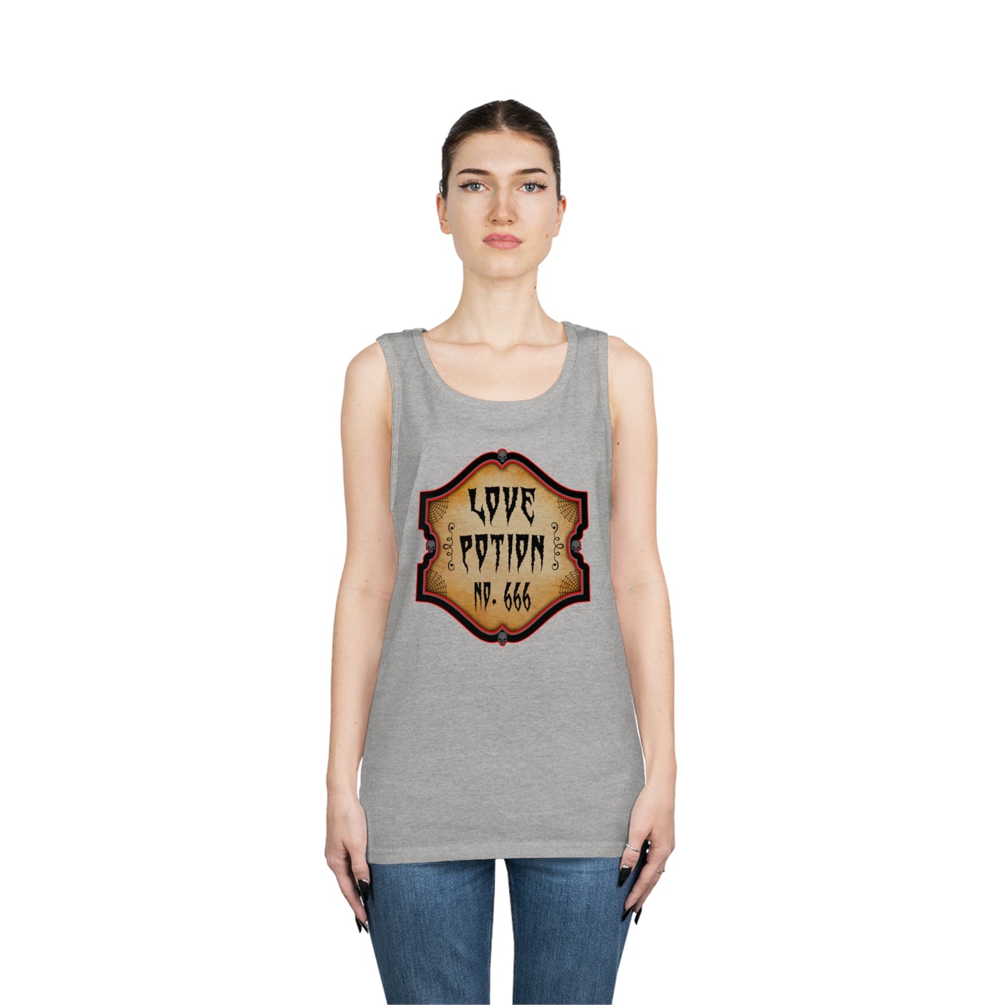 WITCHERY POTIONS 7 (LOVE POTION NO. 666) Unisex Heavy Cotton Tank Top