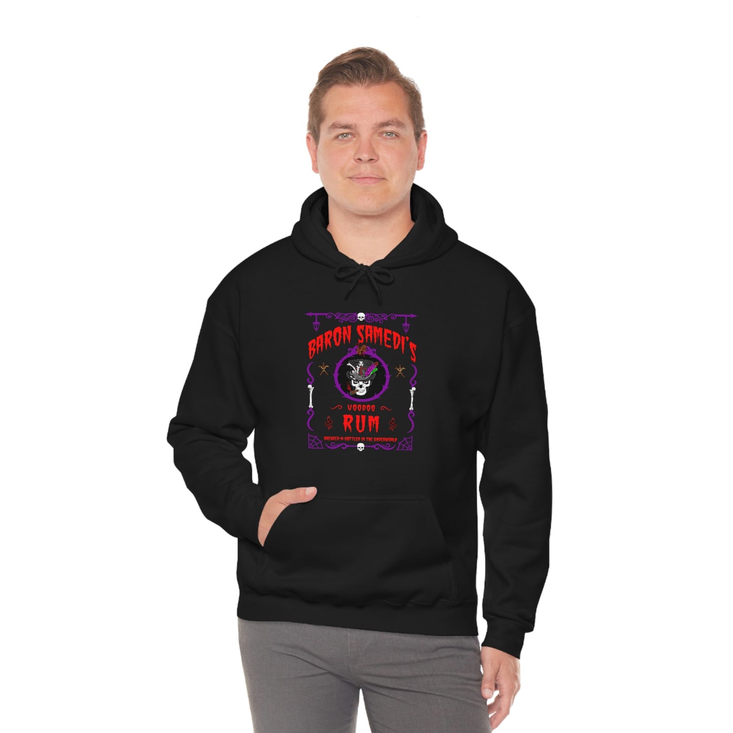 ABSINTHE MONSTERS 8 (BARON SAMEDI) Unisex Heavy Blend™ Hooded Sweatshirt