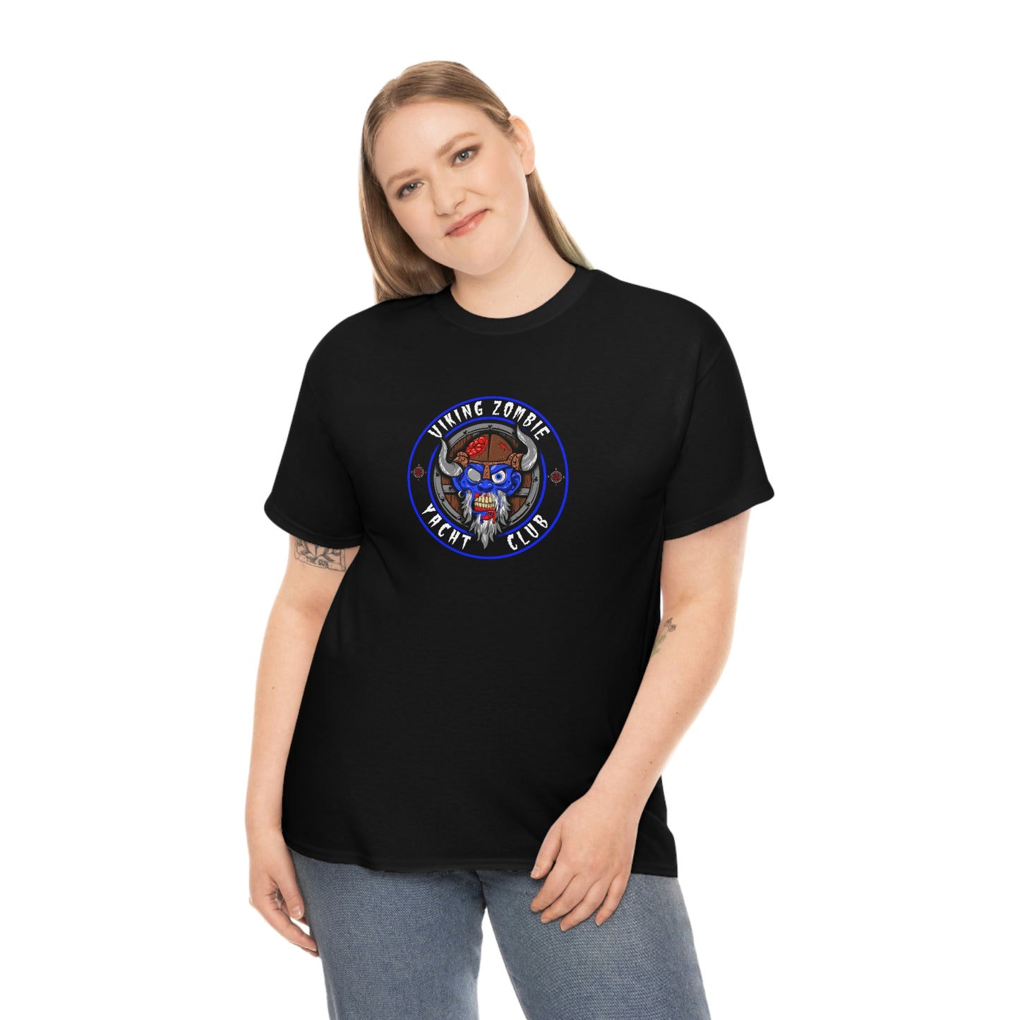 VIKING ZOMBIE YACHT CLUB Unisex Heavy Cotton Tee