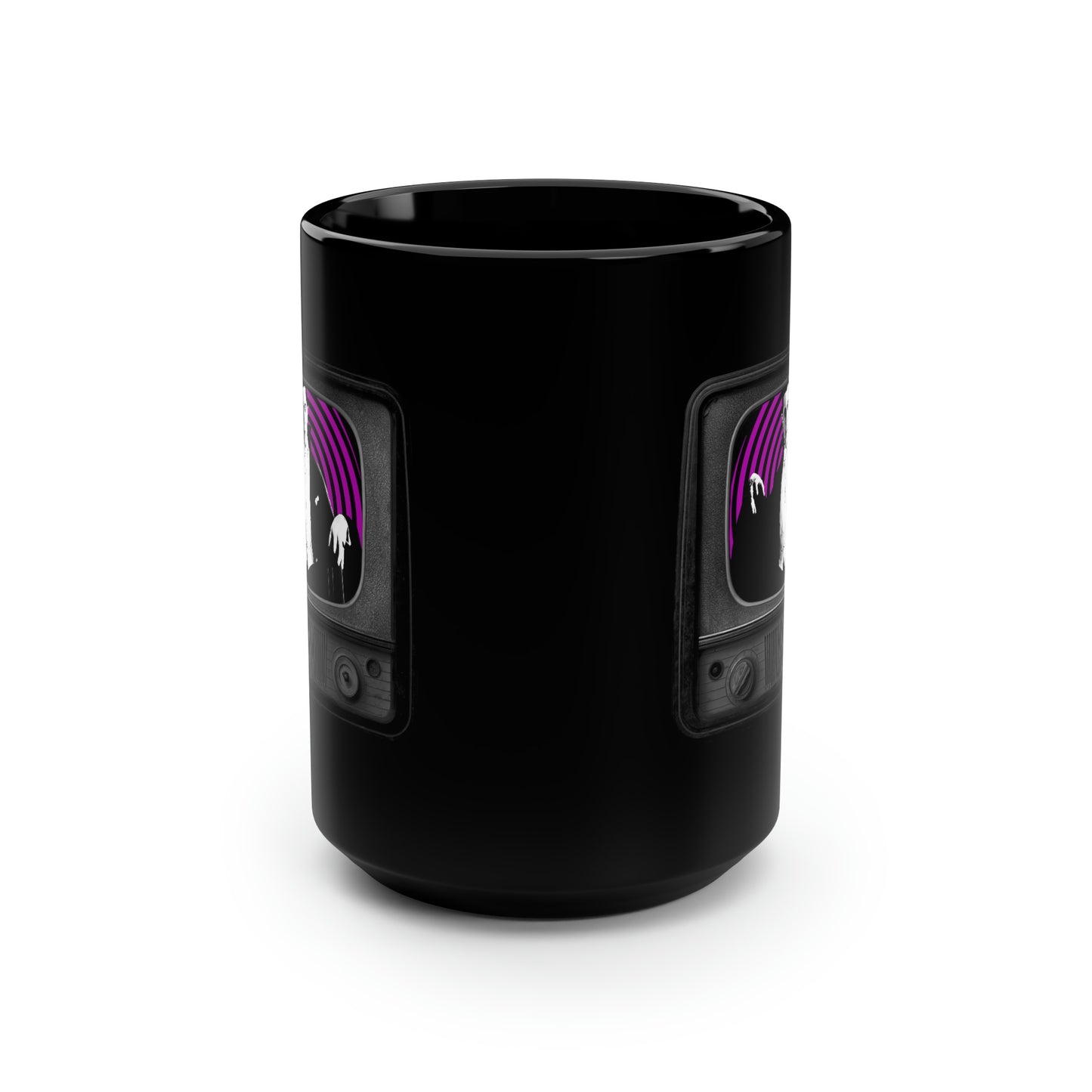 DRAC TV 2 Black Mug, 15oz