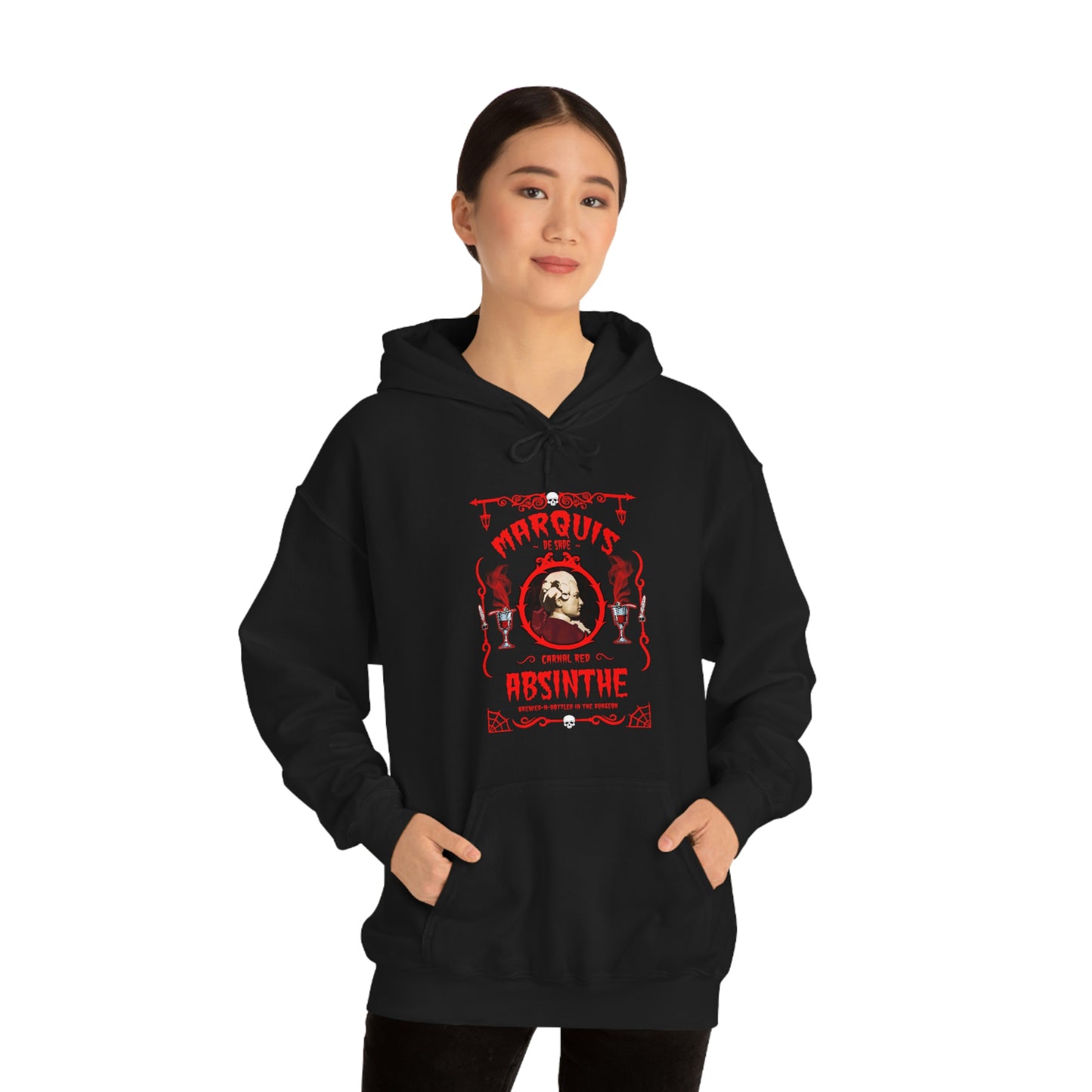 ABSINTHE MONSTERS (MARQUIS DE SADE) Unisex Heavy Blend™ Hooded Sweatshirt