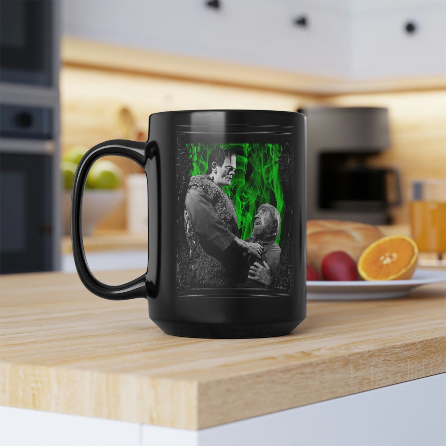 SON OF FRANKENSTEIN 1 (1939) Black Mug, 15oz