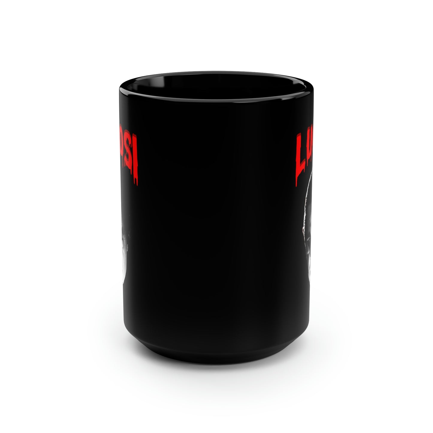 LUGOSI Black Mug, 15oz