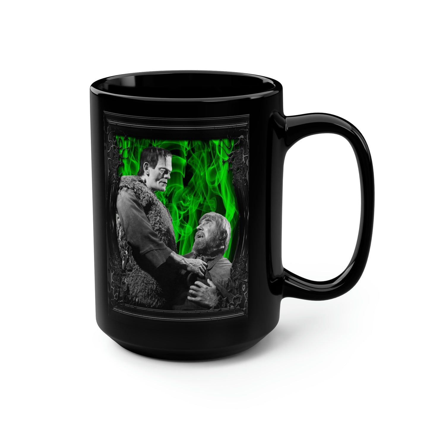SON OF FRANKENSTEIN 1 (1939) Black Mug, 15oz