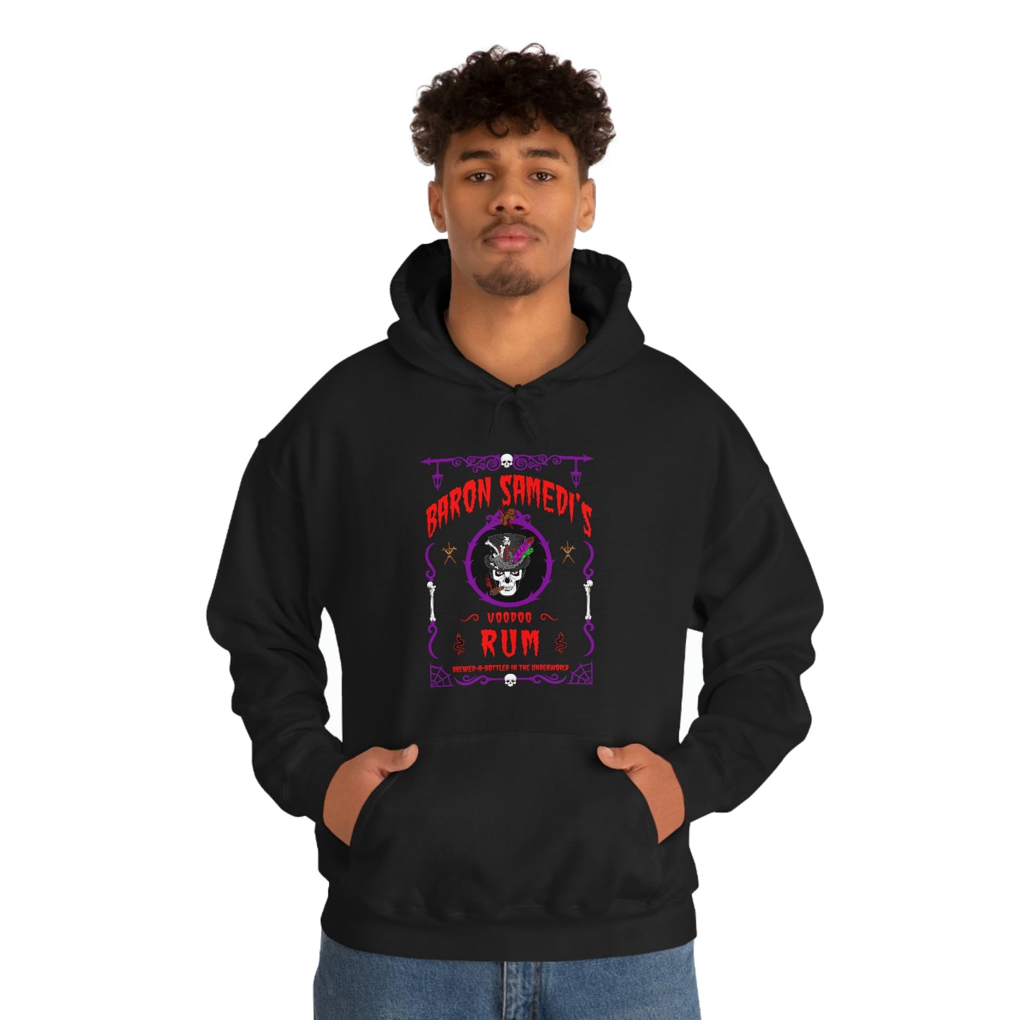 ABSINTHE MONSTERS 8 (BARON SAMEDI) Unisex Heavy Blend™ Hooded Sweatshirt