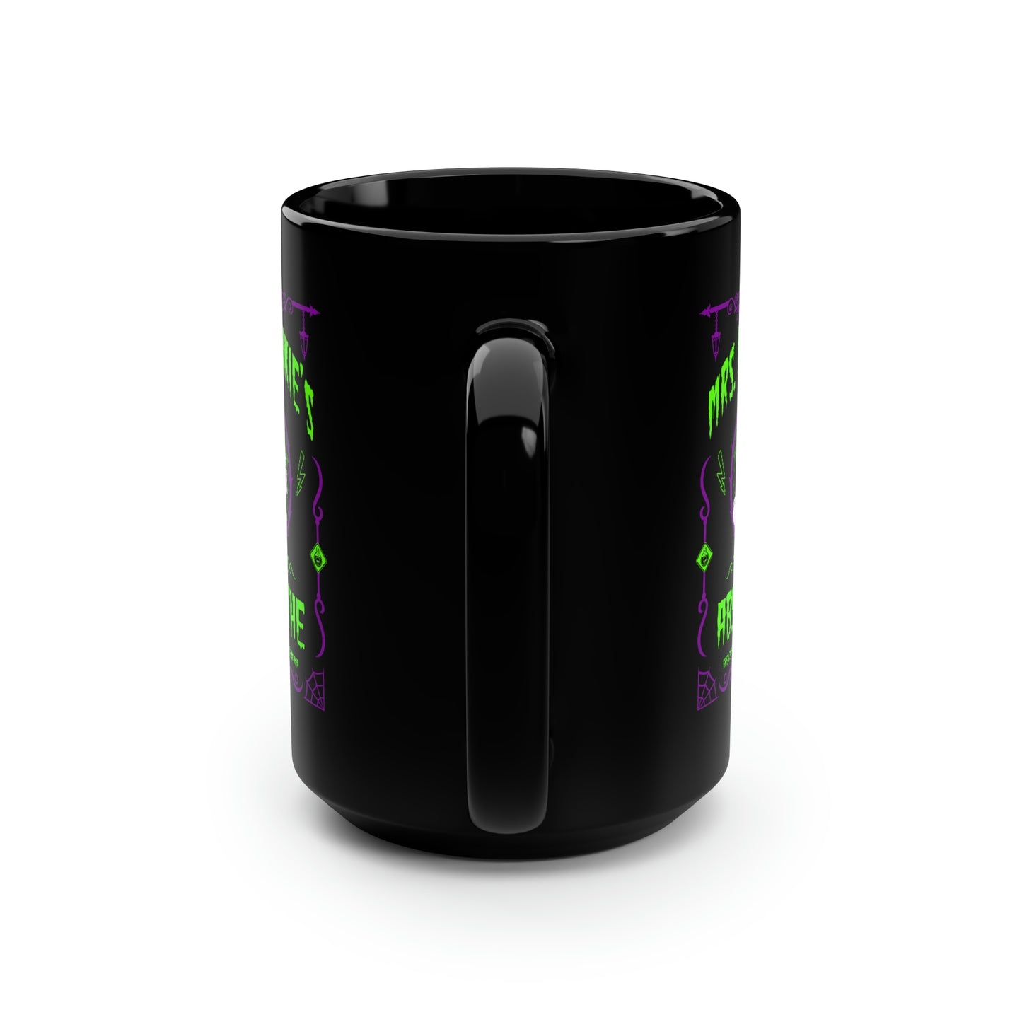 ABSINTHE MONSTERS 9 (BRIDE OF FRANKIE) Black Mug, 15oz