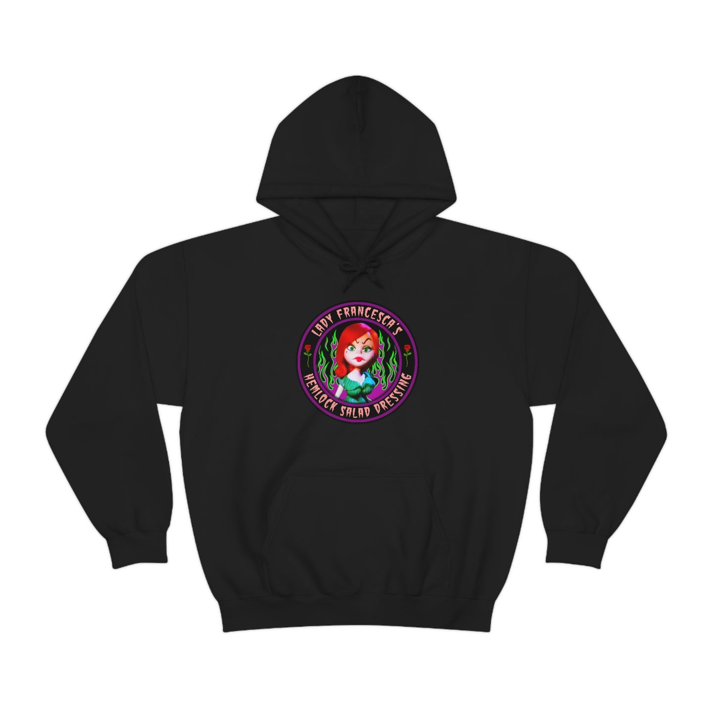 LADY FRANCESCA - HEMLOCK SALAD DRESSING Unisex Heavy Blend™ Hooded Sweatshirt