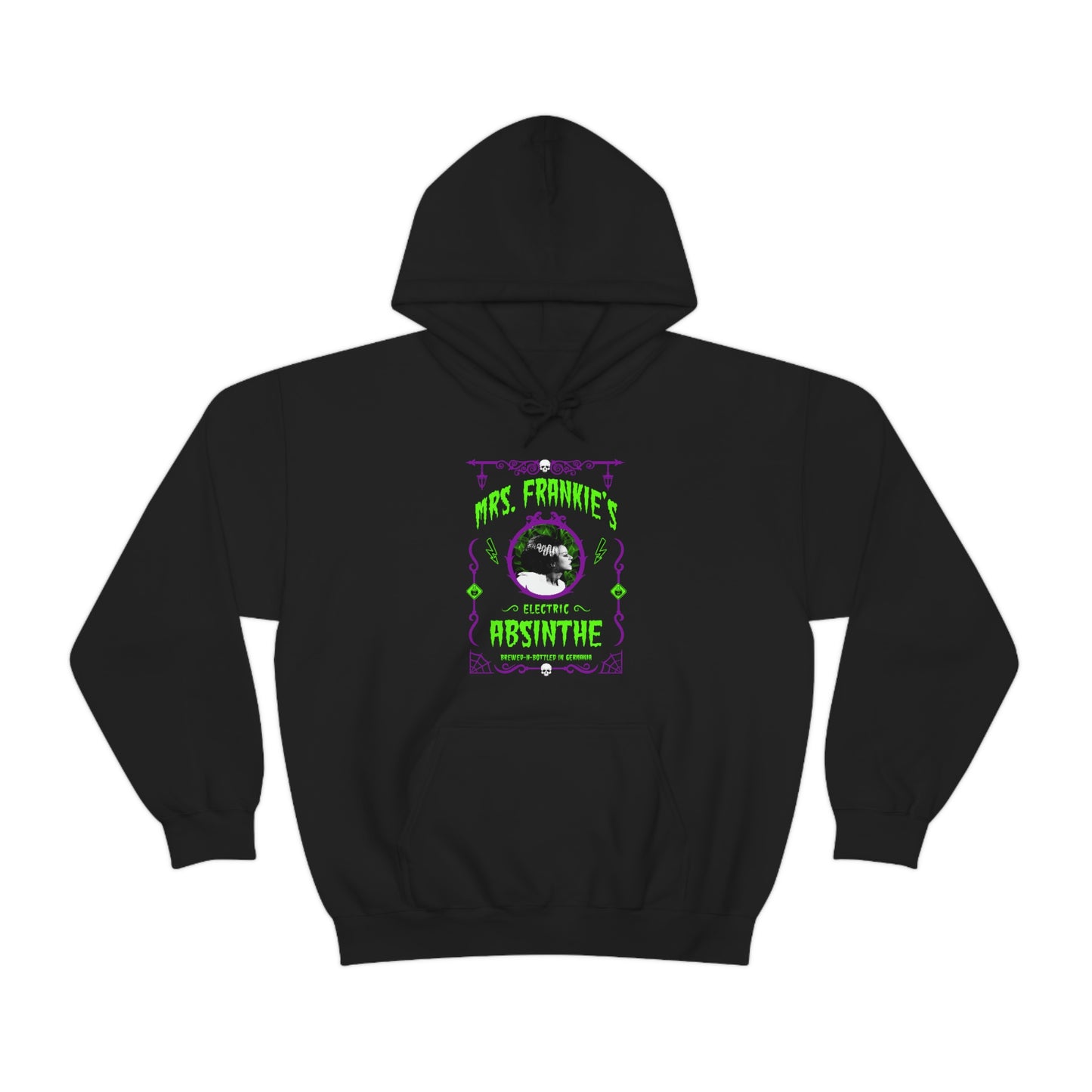 ABSINTHE MONSTERS 9 (BRIDE OF FRANKIE) Unisex Heavy Blend™ Hooded Sweatshirt