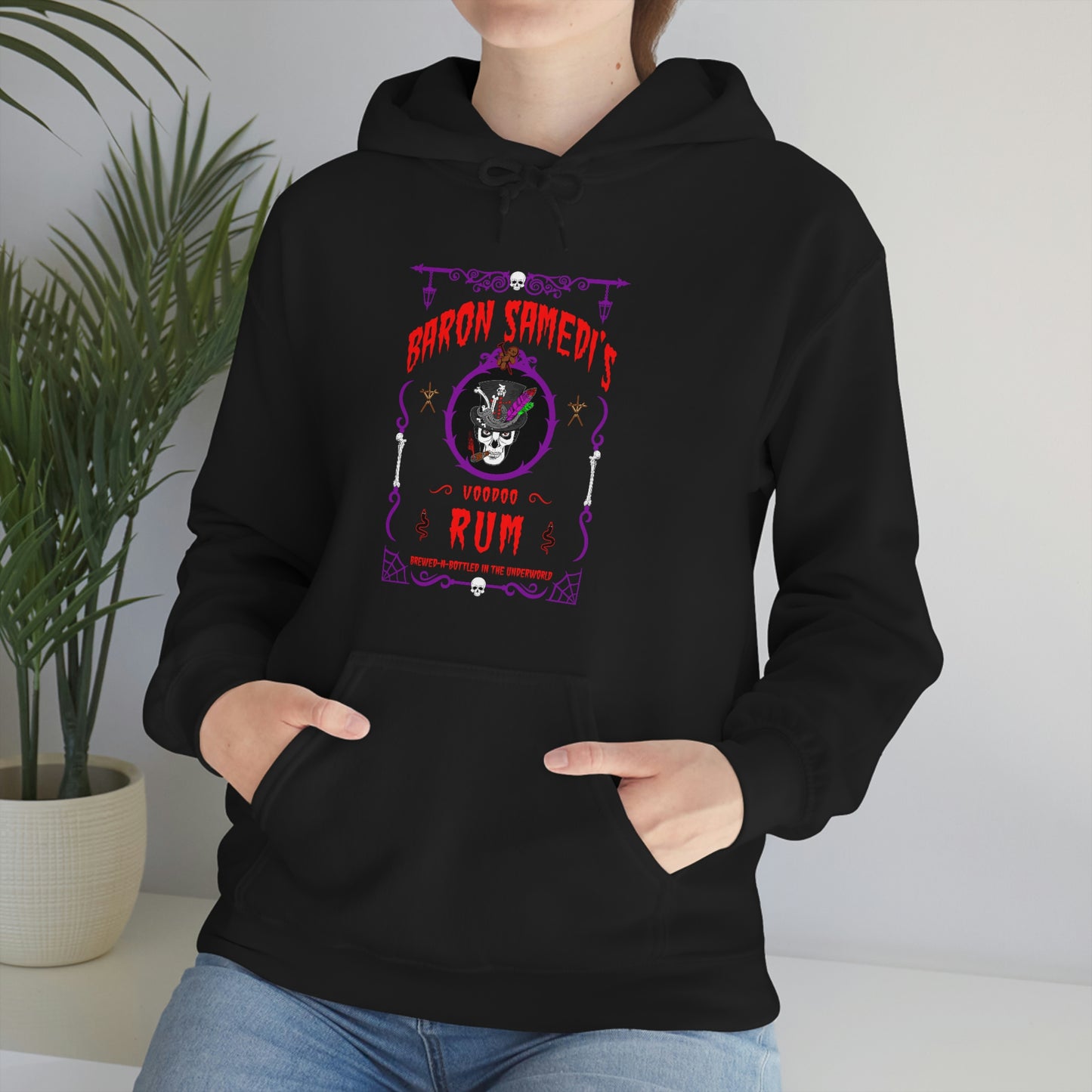 ABSINTHE MONSTERS 8 (BARON SAMEDI) Unisex Heavy Blend™ Hooded Sweatshirt