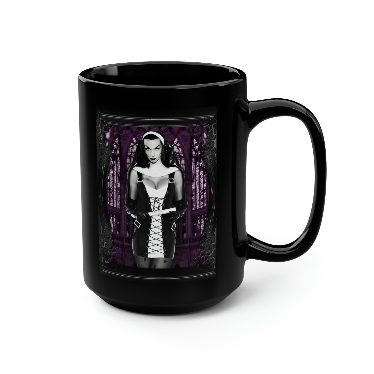 VAMPIRA 11 Black Mug, 15oz