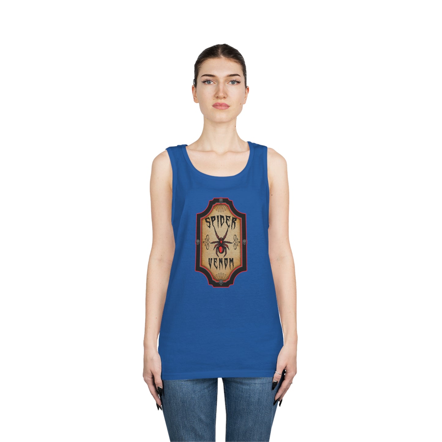 WITCHERY POTIONS 4 (SPIDER VENOM) Unisex Heavy Cotton Tank Top
