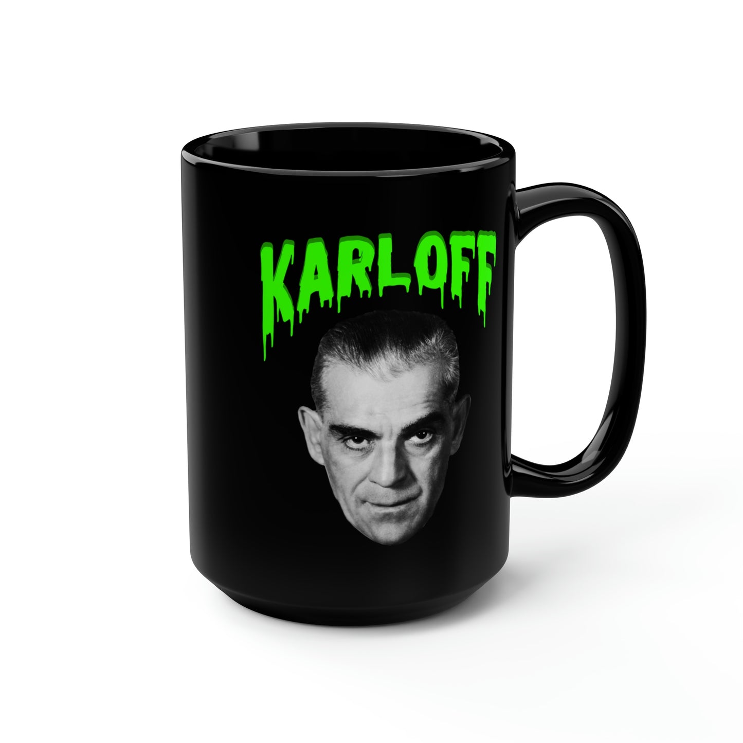 KARLOFF Black Mug, 15oz