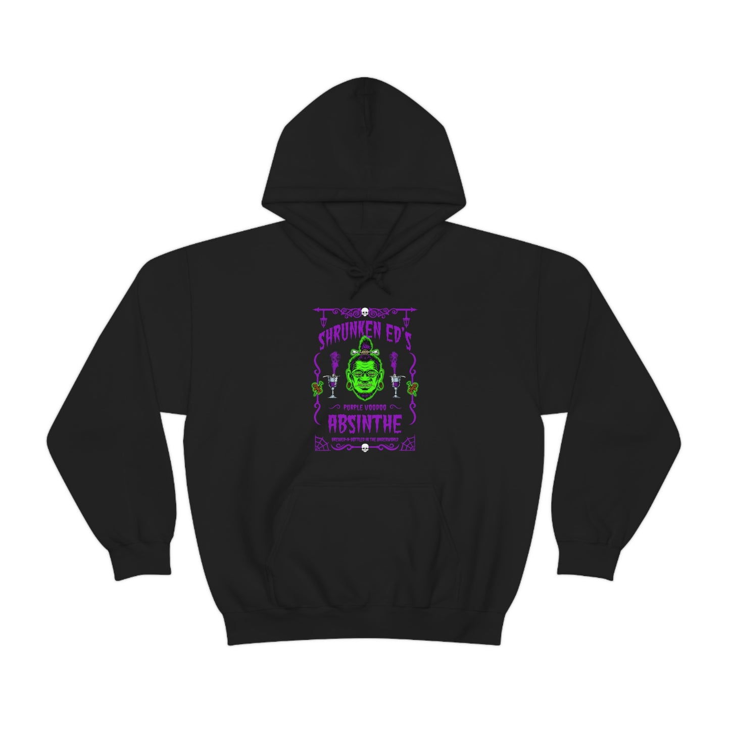 ABSINTHE MONSTERS (SHRUNKEN ED) Unisex Heavy Blend™ Hooded Sweatshirt