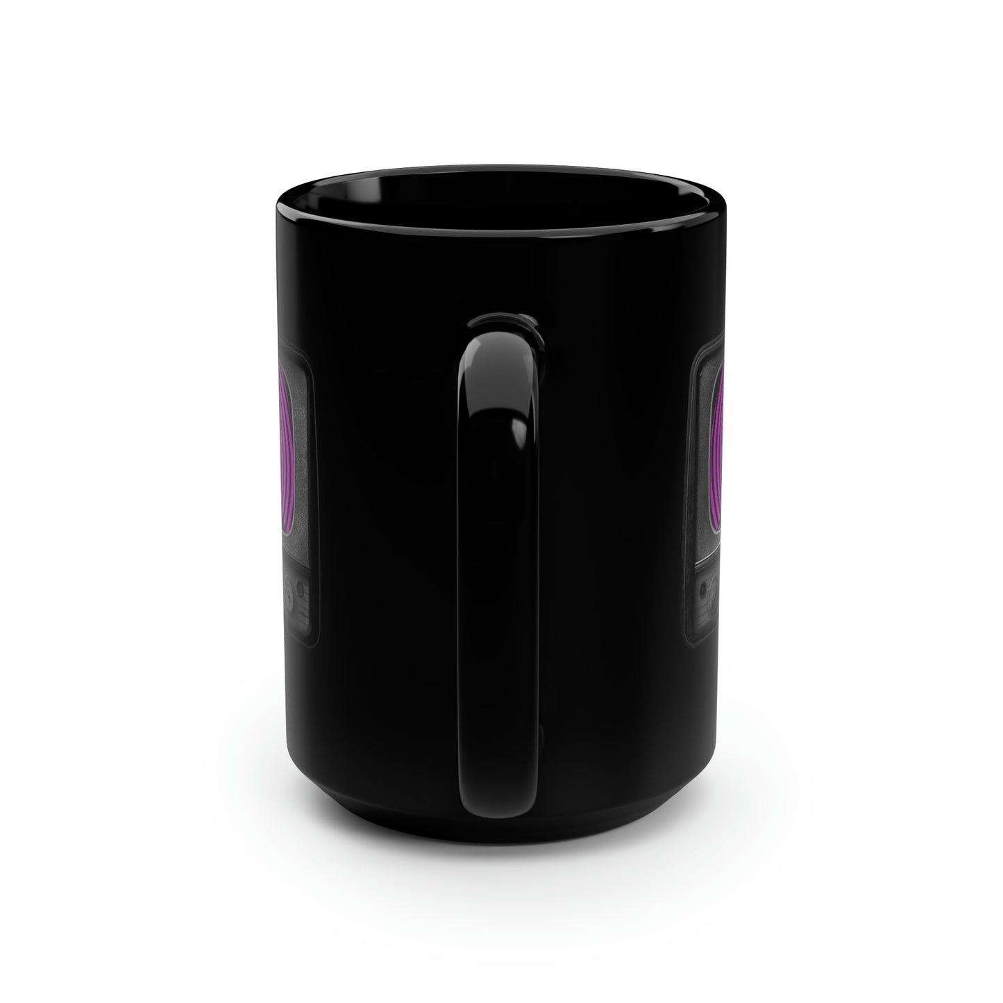DRAC TV 1 Black Mug, 15oz