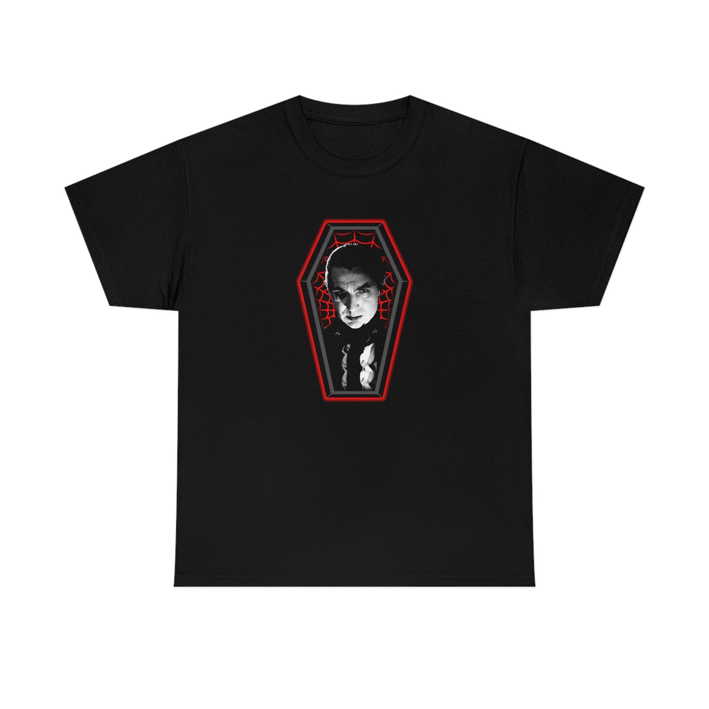 COFFIN MUGSHOT 3 (DRAC) Unisex Heavy Cotton Tee