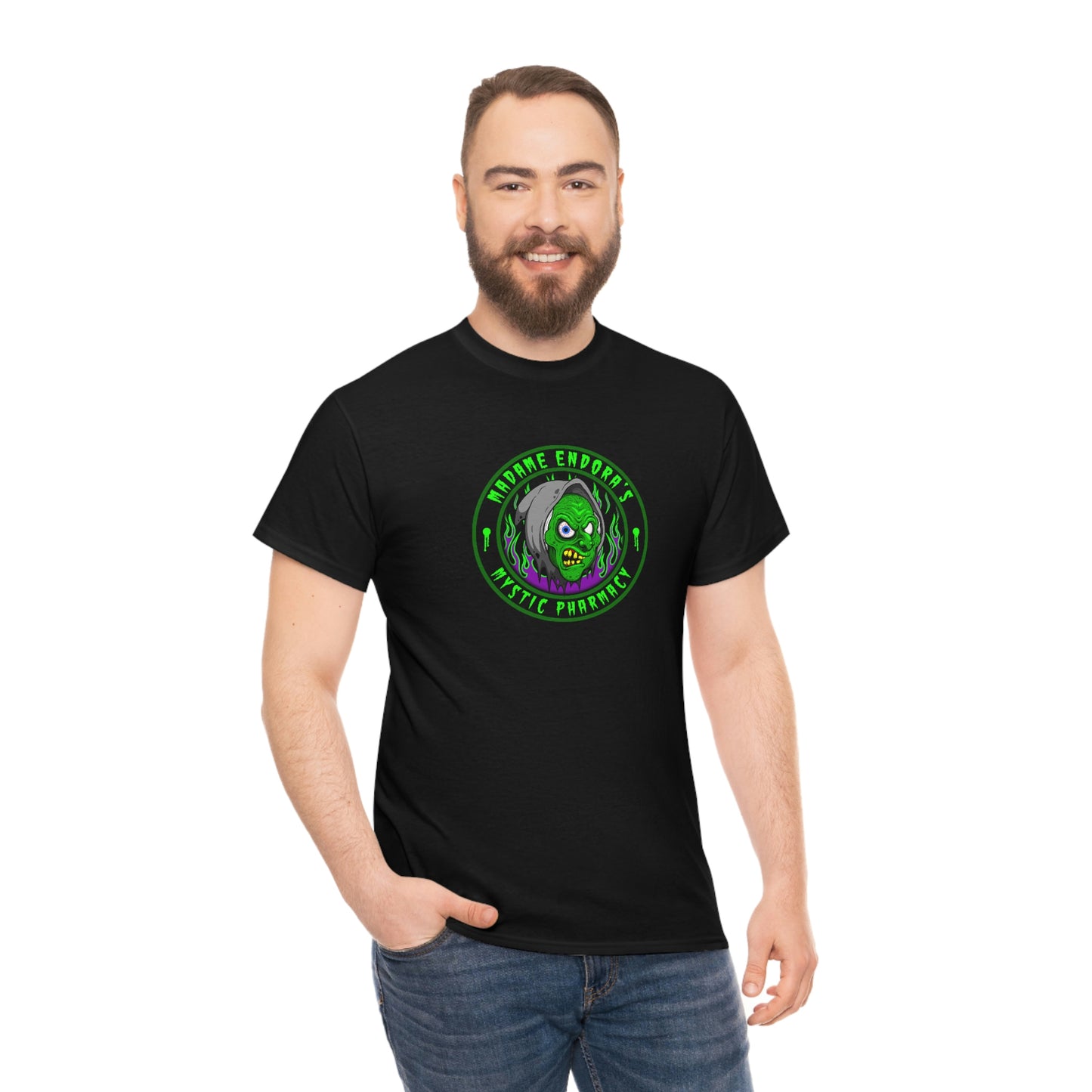 MADAME ENDORA'S - MYSTIC PHARMACY Unisex Heavy Cotton Tee