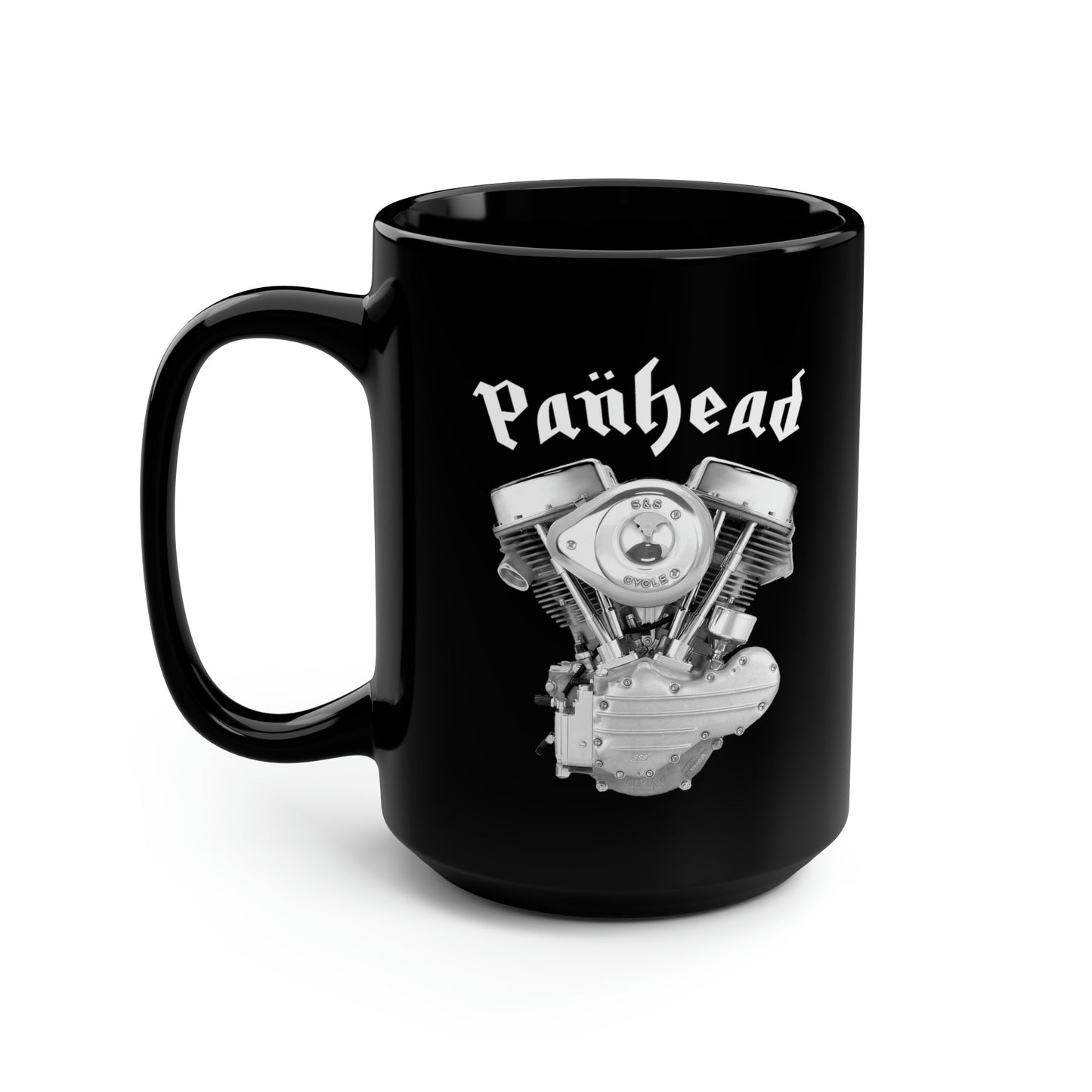 PANHEAD 1 Black Mug, 15oz