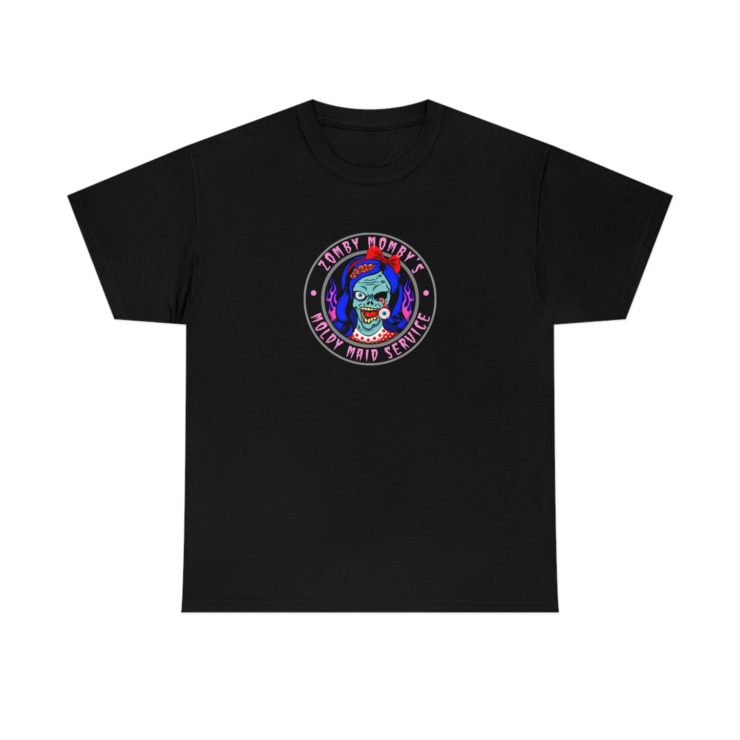 ZOMBY MOMBY - MOLDY MAID SERVICE Unisex Heavy Cotton Tee