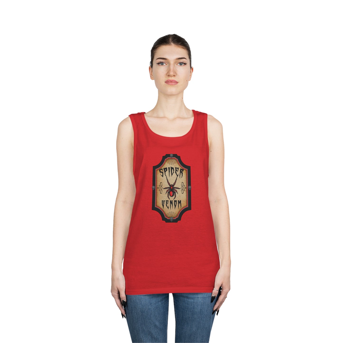 WITCHERY POTIONS 4 (SPIDER VENOM) Unisex Heavy Cotton Tank Top
