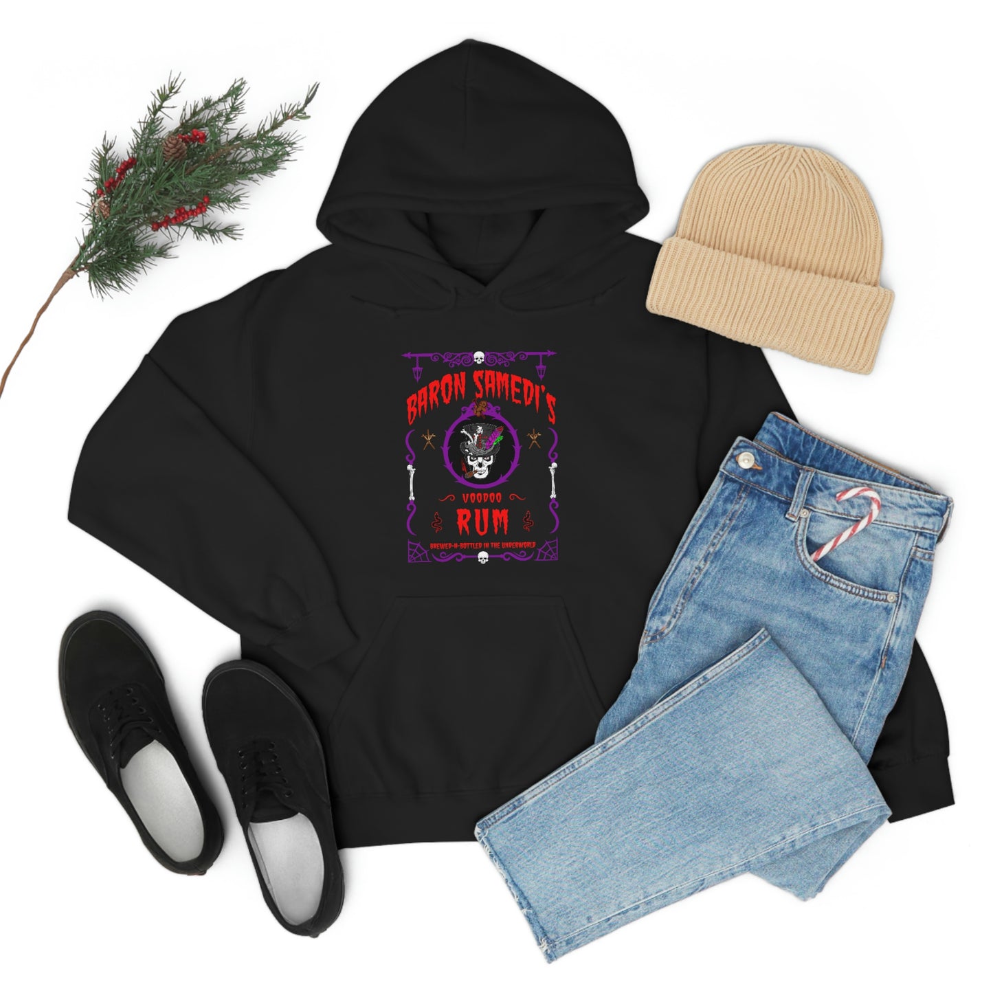 ABSINTHE MONSTERS 8 (BARON SAMEDI) Unisex Heavy Blend™ Hooded Sweatshirt