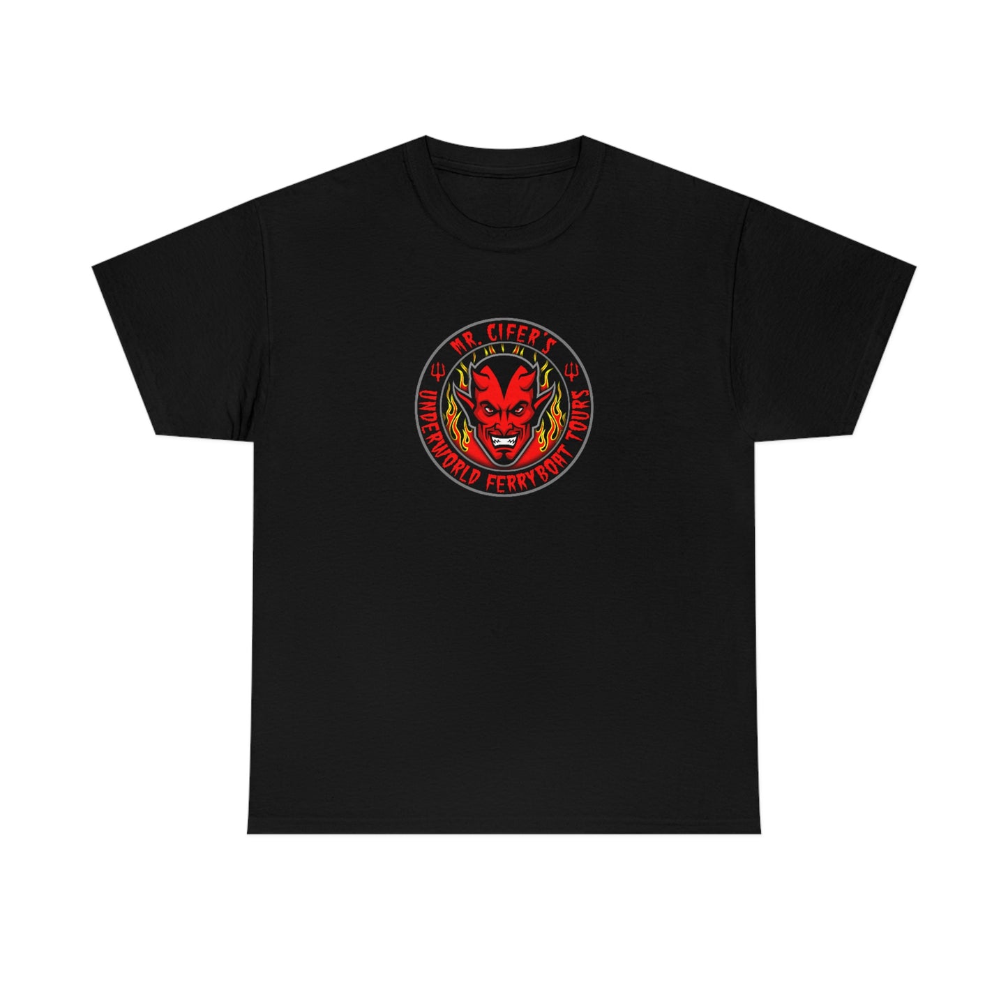 MR CIFER’S UNDERWORLD FERRYBOAT TOURS Unisex Heavy Cotton Tee