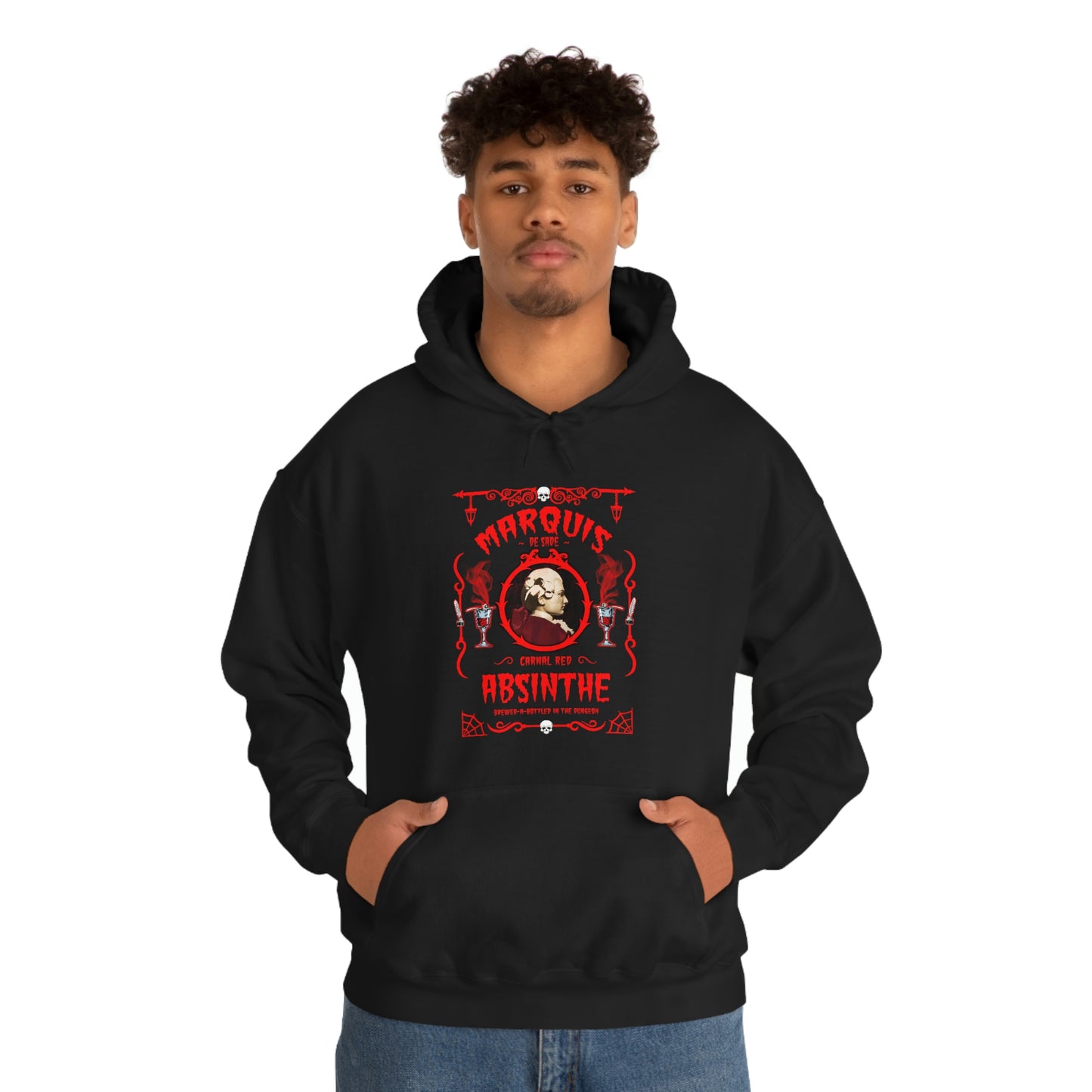 ABSINTHE MONSTERS (MARQUIS DE SADE) Unisex Heavy Blend™ Hooded Sweatshirt
