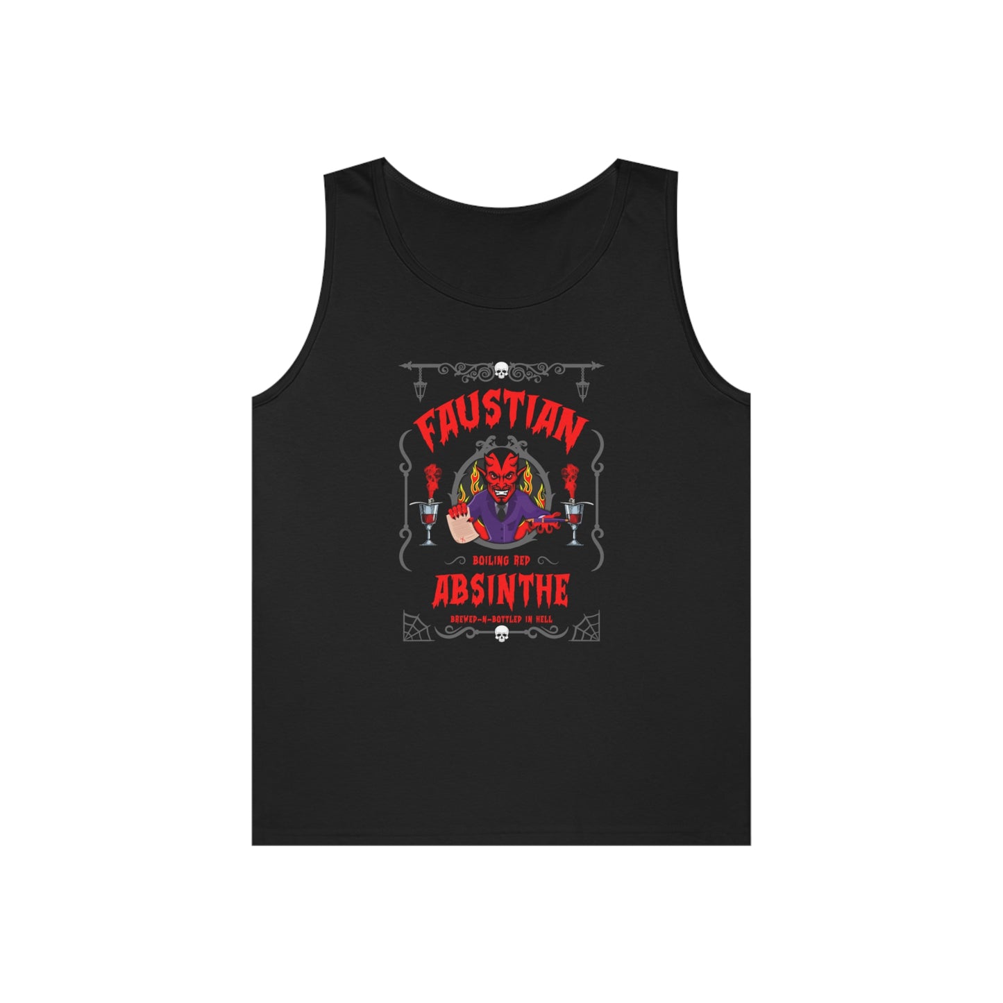 ABSINTHE MONSTERS (FAUST) Unisex Heavy Cotton Tank Top