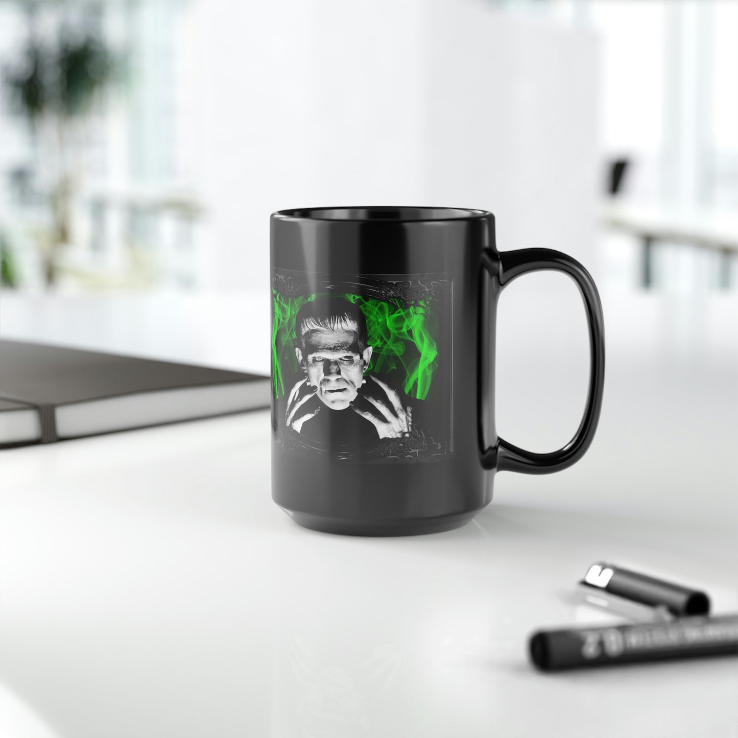 FRANKIE 3 (1931) Black Mug, 15oz