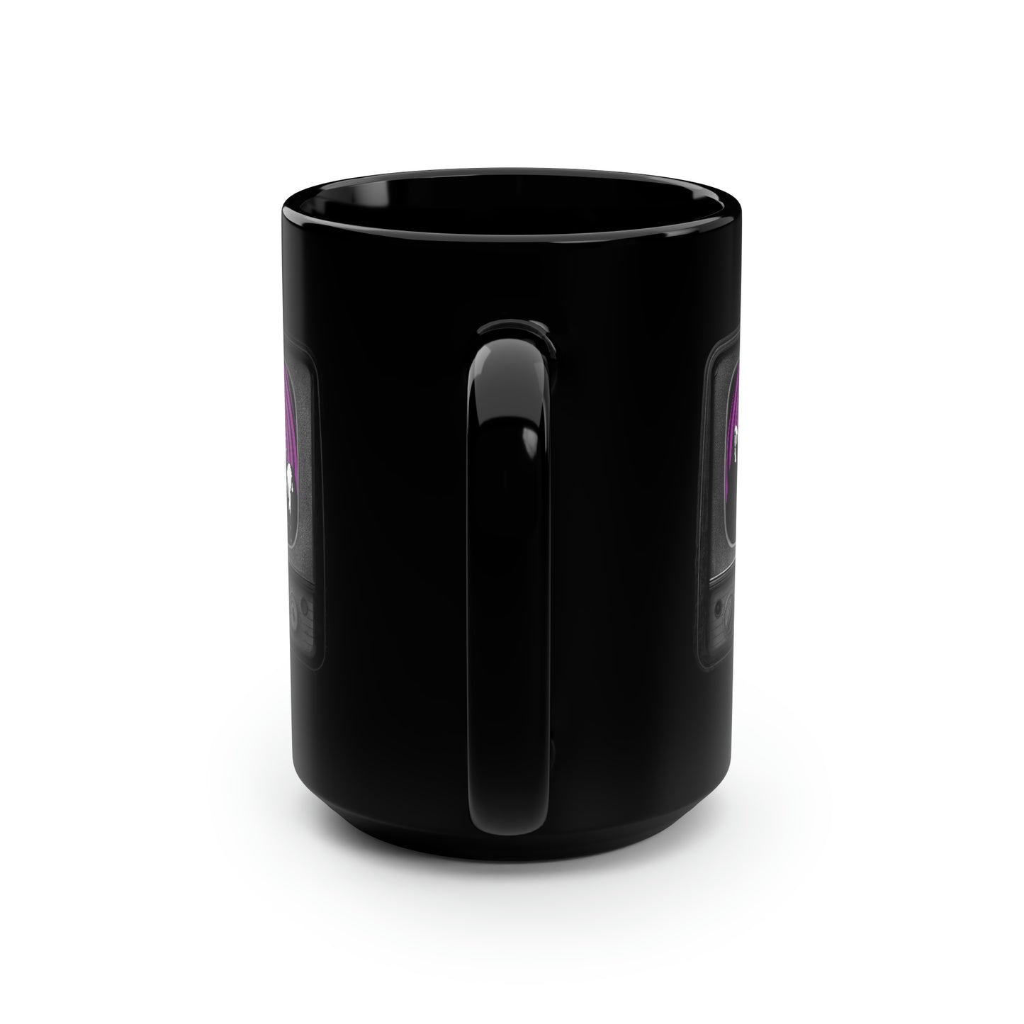 DRAC TV 2 Black Mug, 15oz