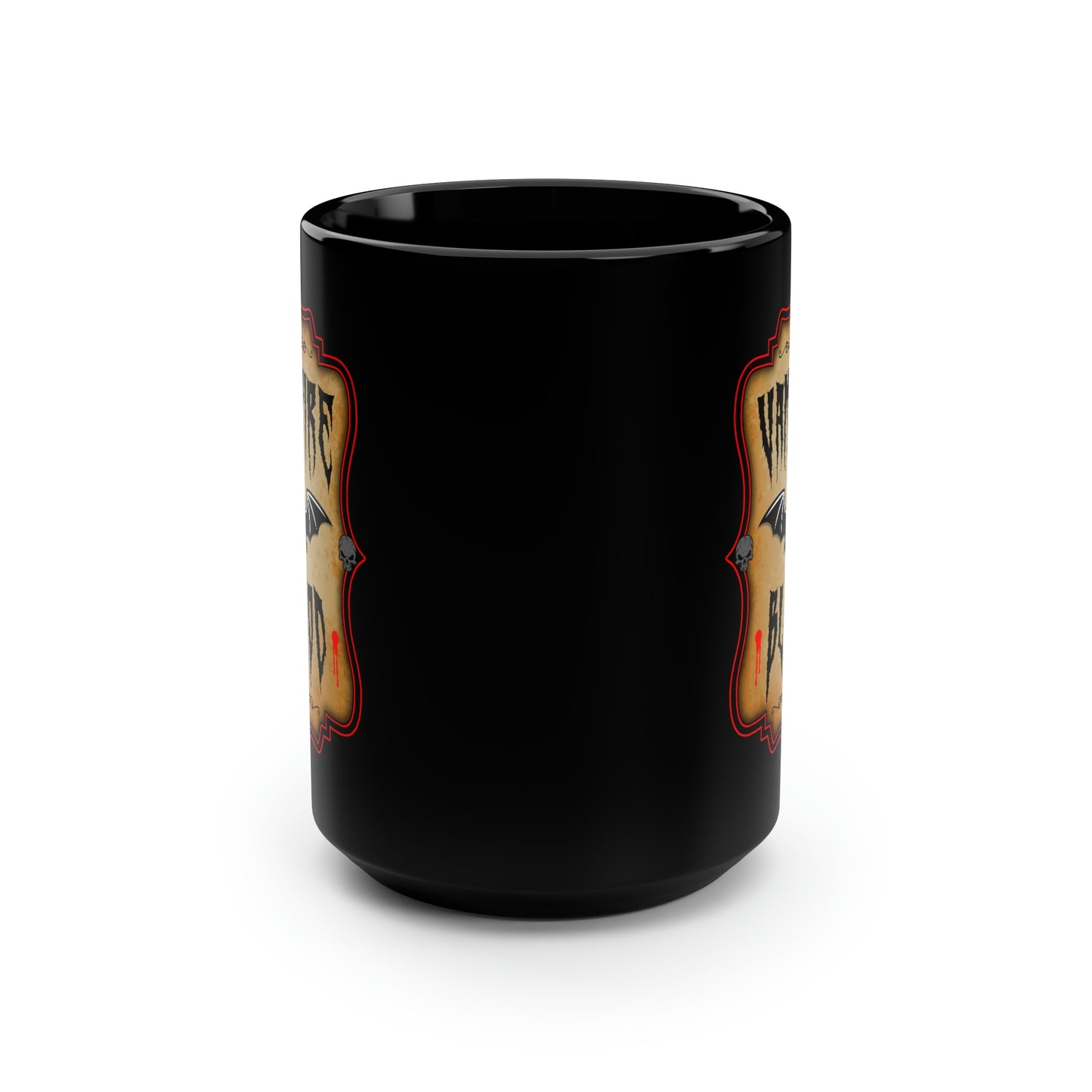 WITCHERY POTIONS 9 (VAMPIRE BLOOD) Black Mug, 15oz