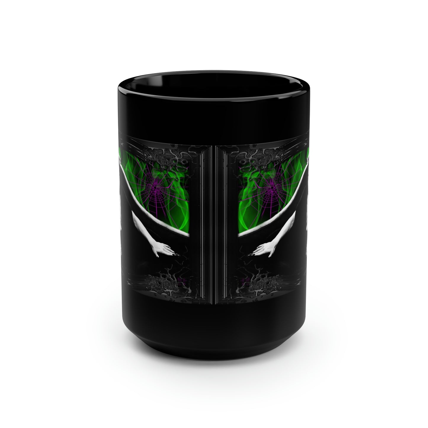 VAMPIRA 2 Black Mug, 15oz