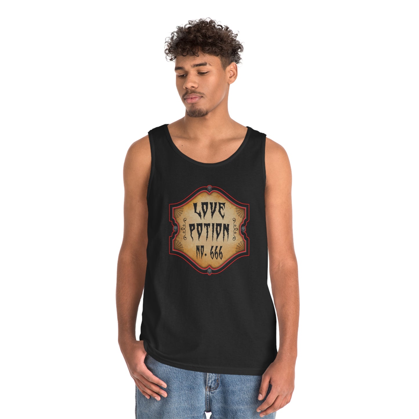 WITCHERY POTIONS 7 (LOVE POTION NO. 666) Unisex Heavy Cotton Tank Top