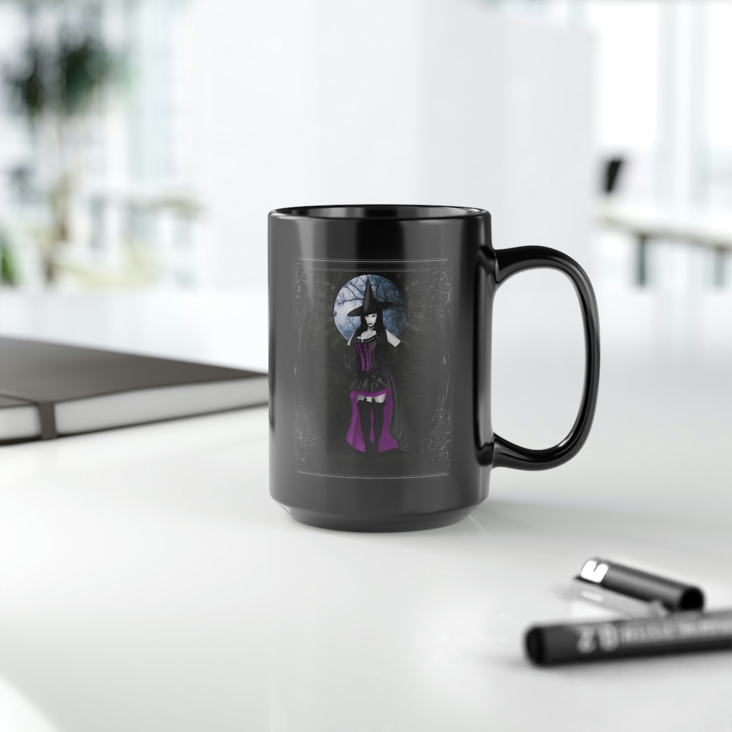 VAMPIRA 12 Black Mug, 15oz